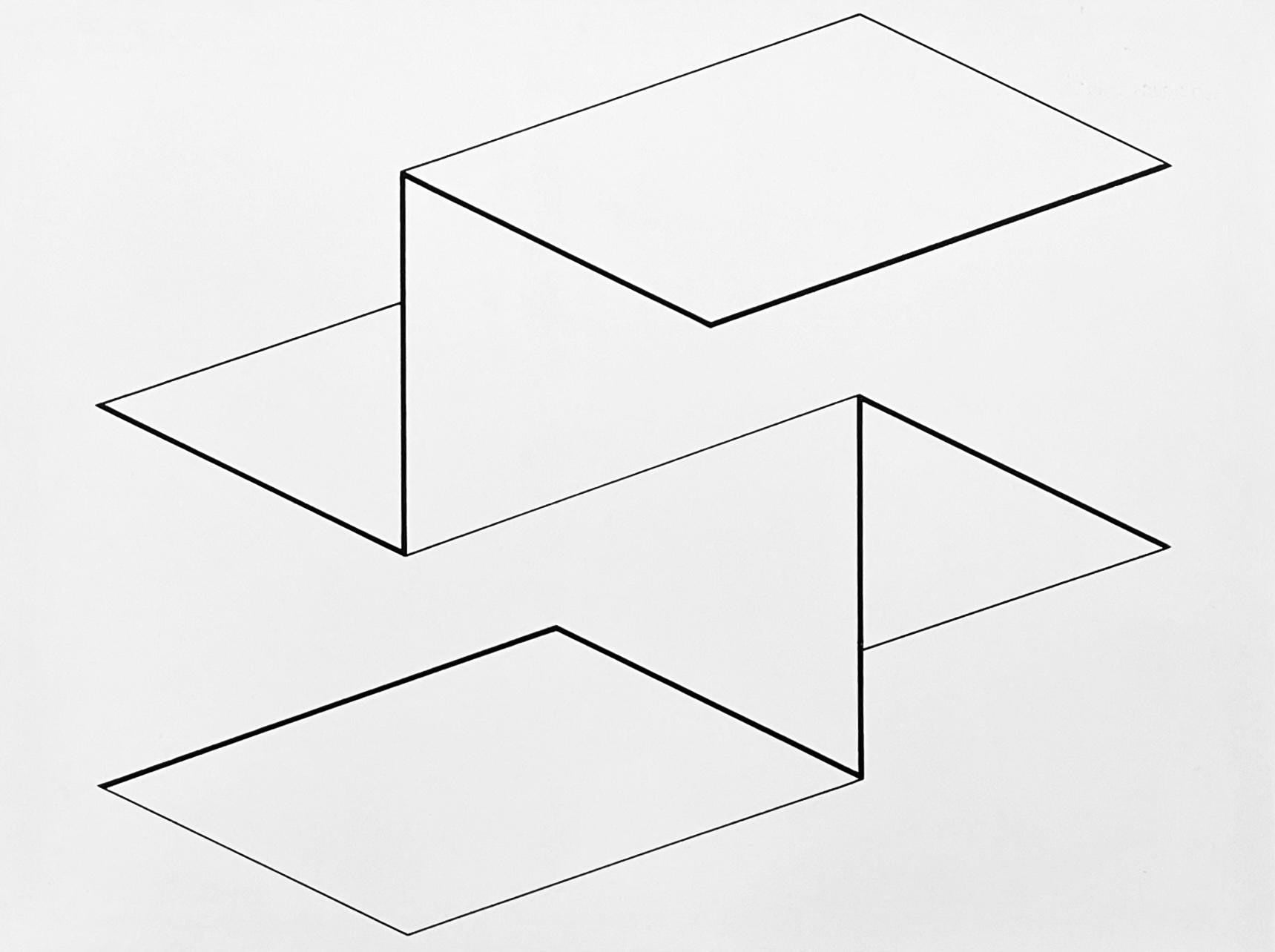 Josef Albers, Composition, Josef Albers Zeichnungen Drawings, Limited Edition Lithograph