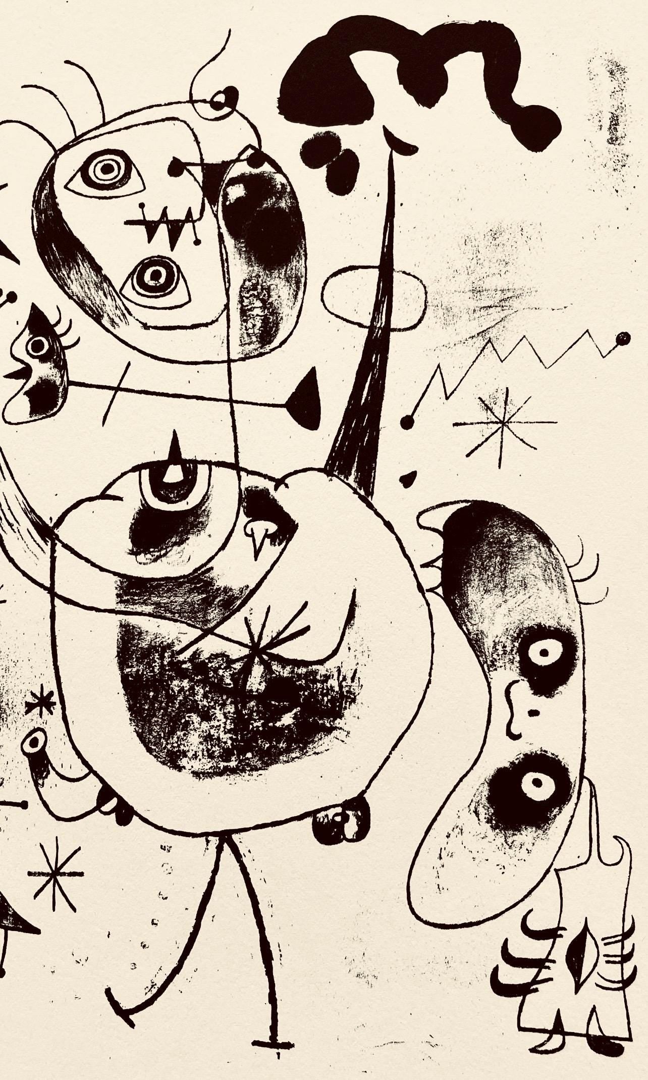 Joan Miró, Composition, The Prints of Joan Miro, Limited Edition Etching