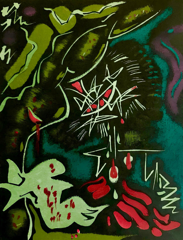 André Masson, Composition, Œuvres complètes d'Albert Camus, Limited Edition Lithograph