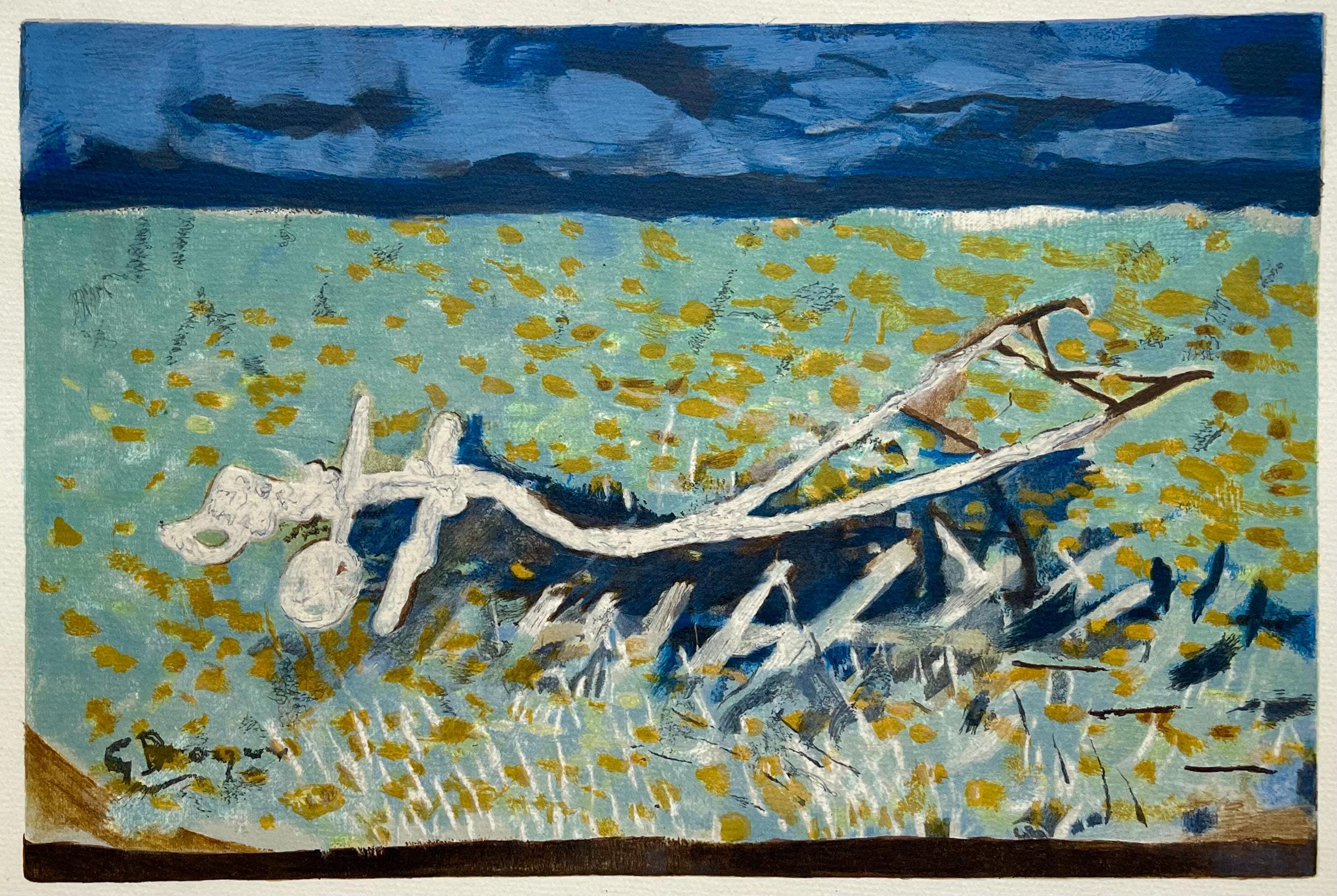 Georges Braque, La charrue, Varengeville, Limited Edition Lithograph