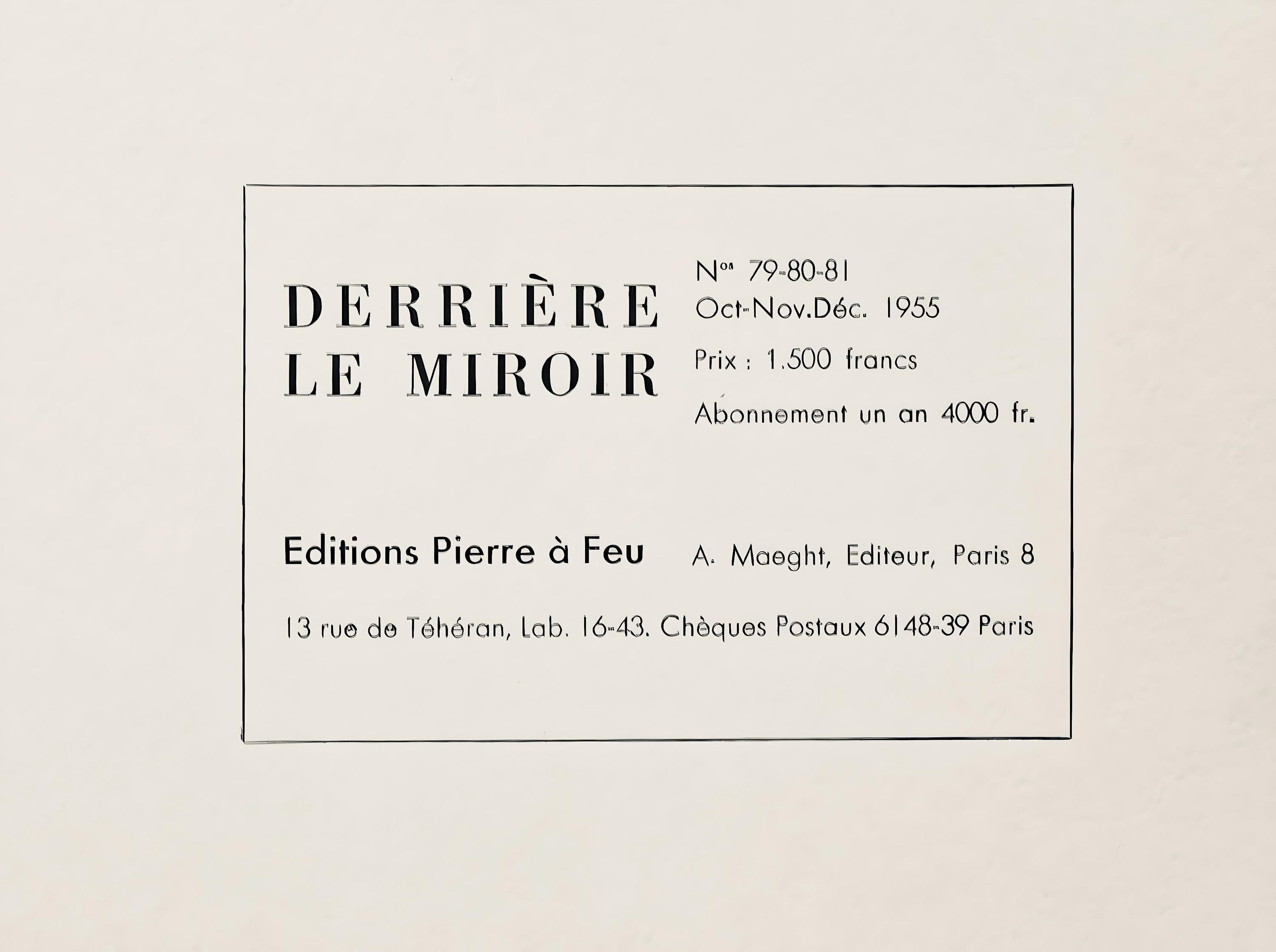 Fernand Léger, Composition, Derrière le miroir, Limited Edition Lithograph