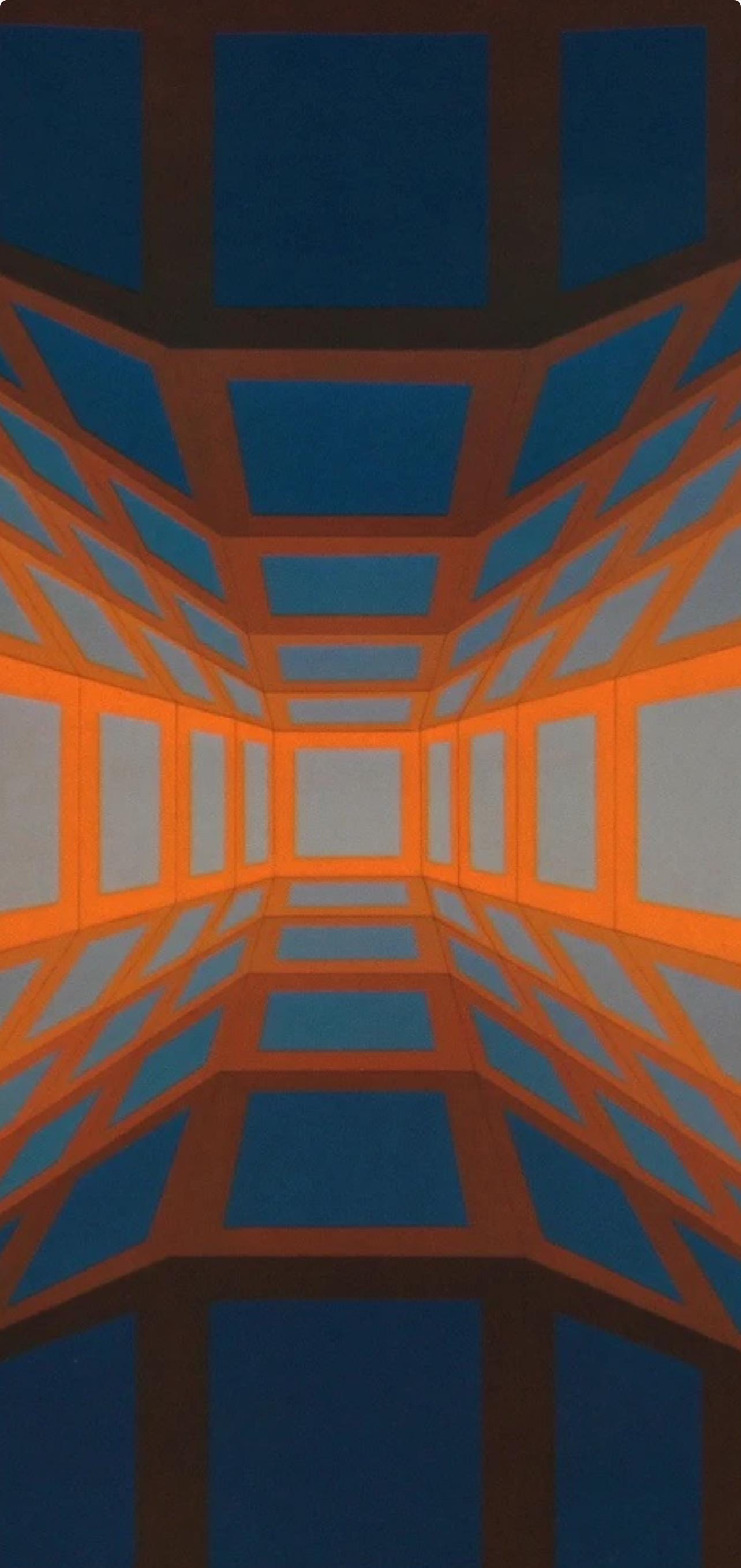 Victor Vasarely, Composition, Damier, Limited Edition Héliogravure