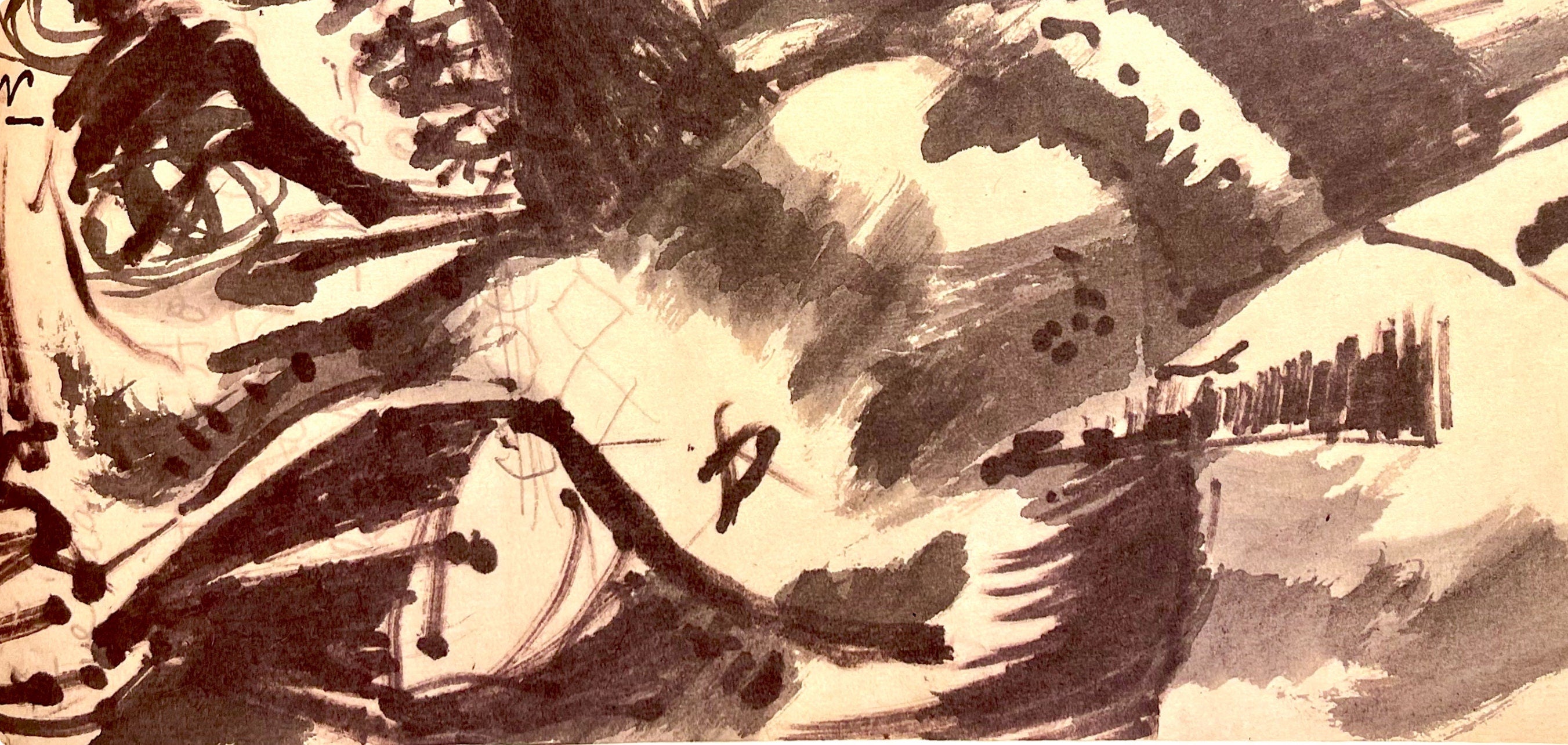Jackson Pollock, Composition, Jackson Pollock, The Last Sketchbook, Limited Edition Lithograph
