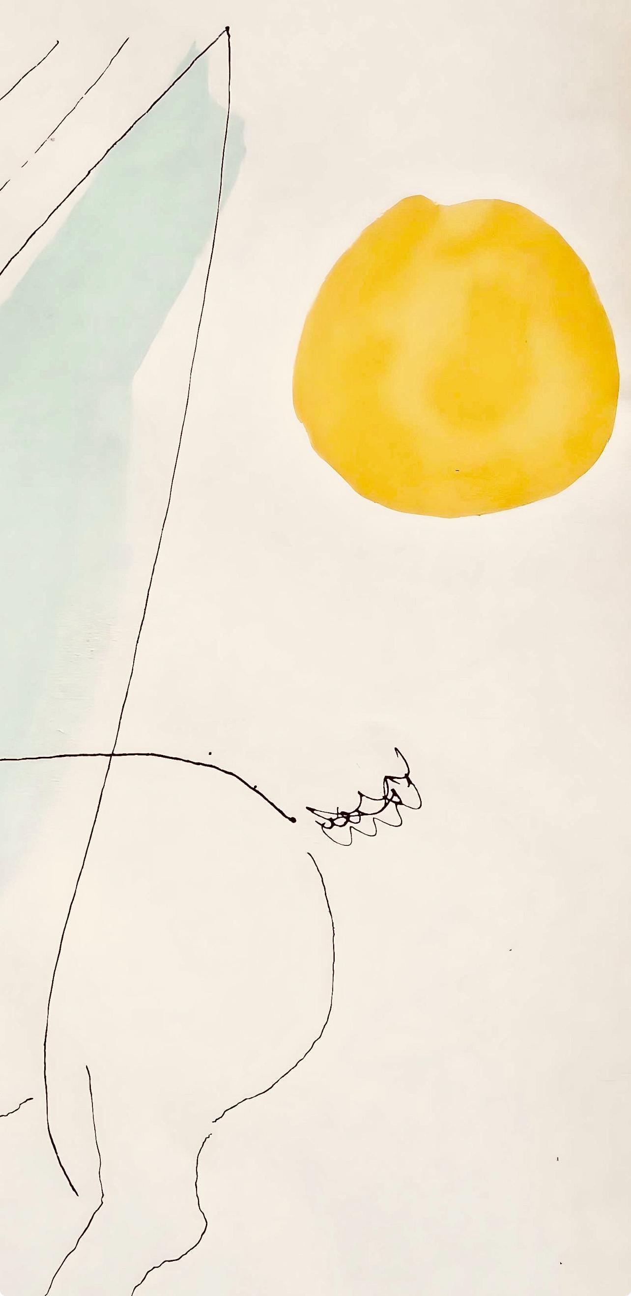Marc Chagall, Composition, Le Dur Désir de Durer, Limited Edition Lithograph