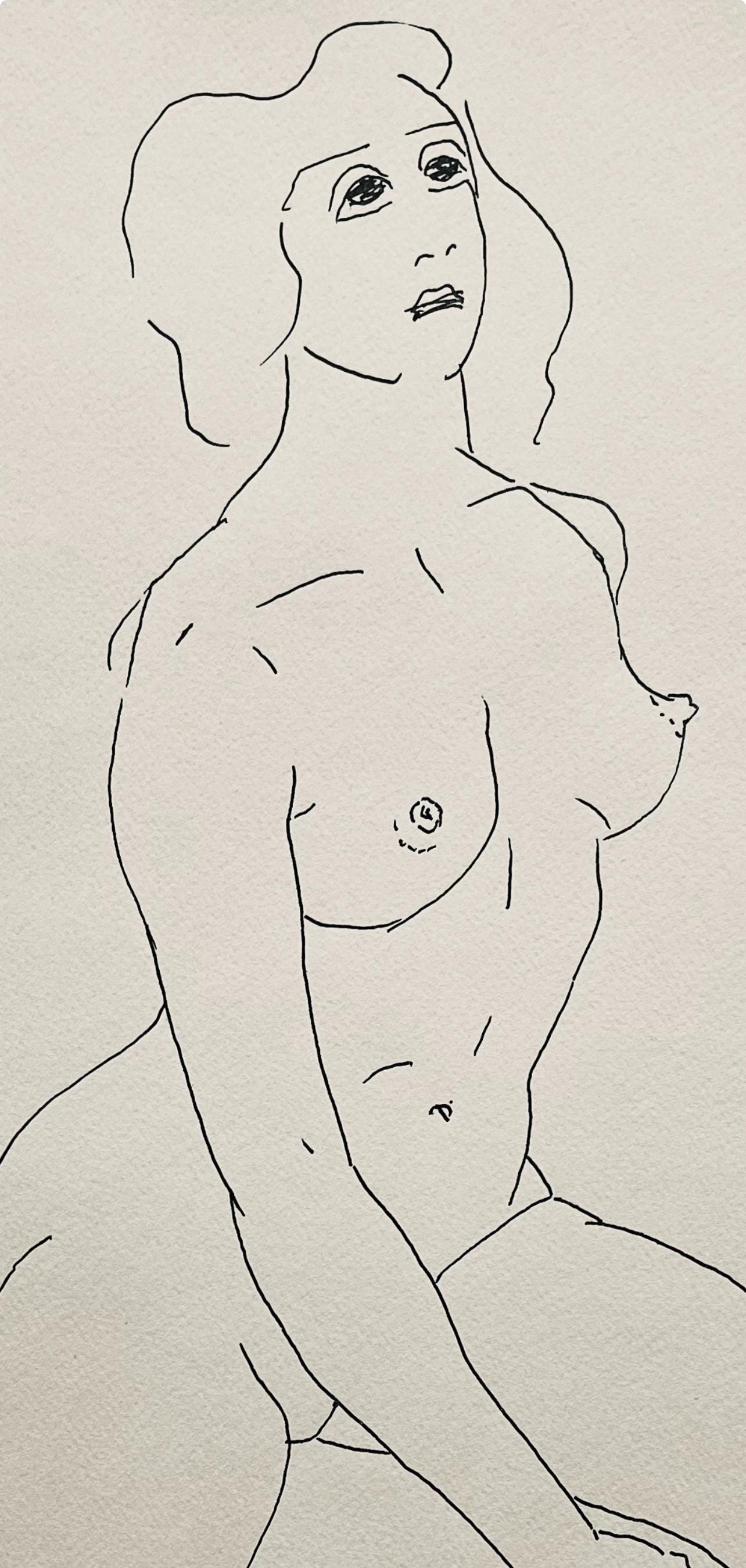 Henry Strater, Composition, 24 Drawings by Henry Strater, Limited Edition Lithograph