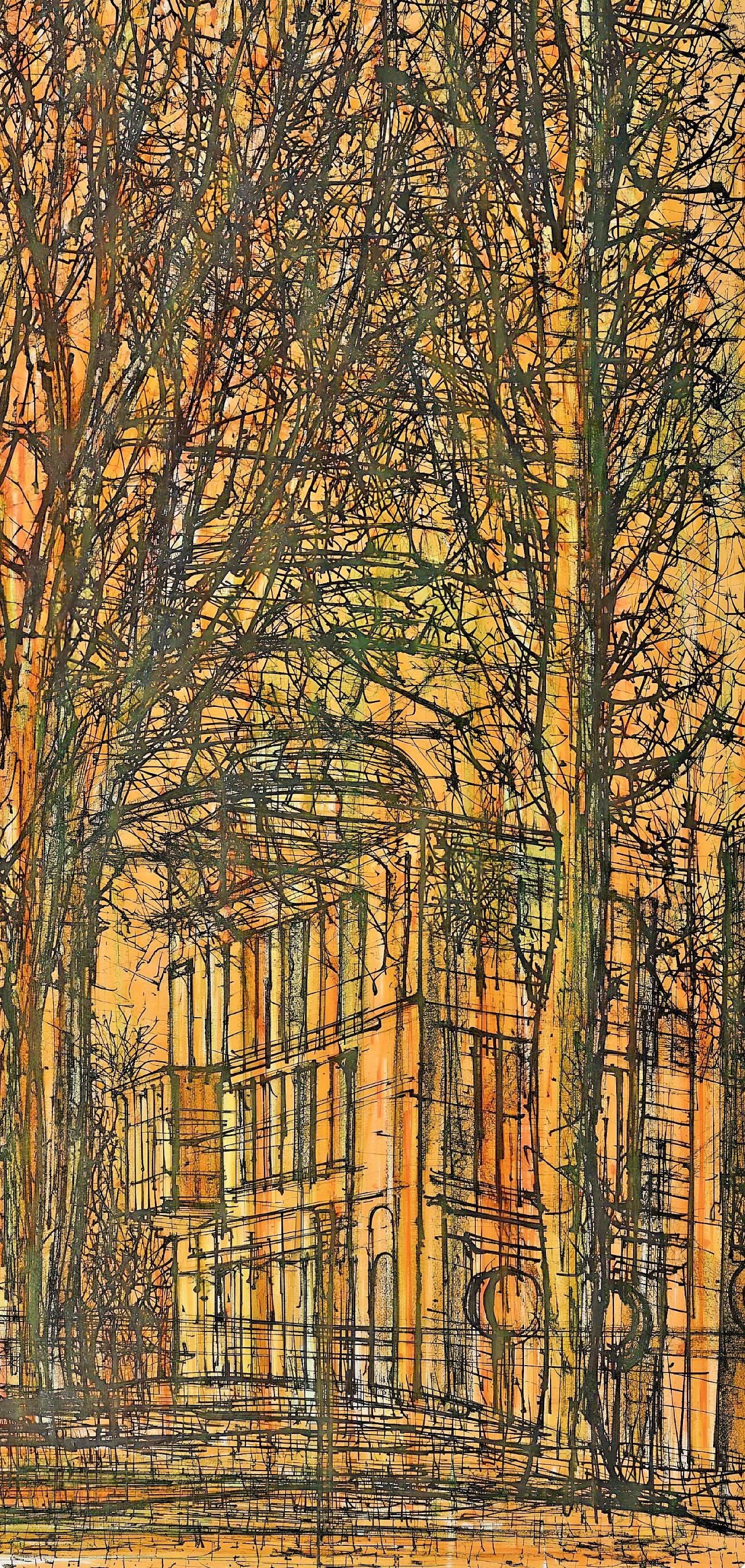 Jean Carzou, La Maison dans les arbres, Regards sur Paris, Limited Edition Lithograph