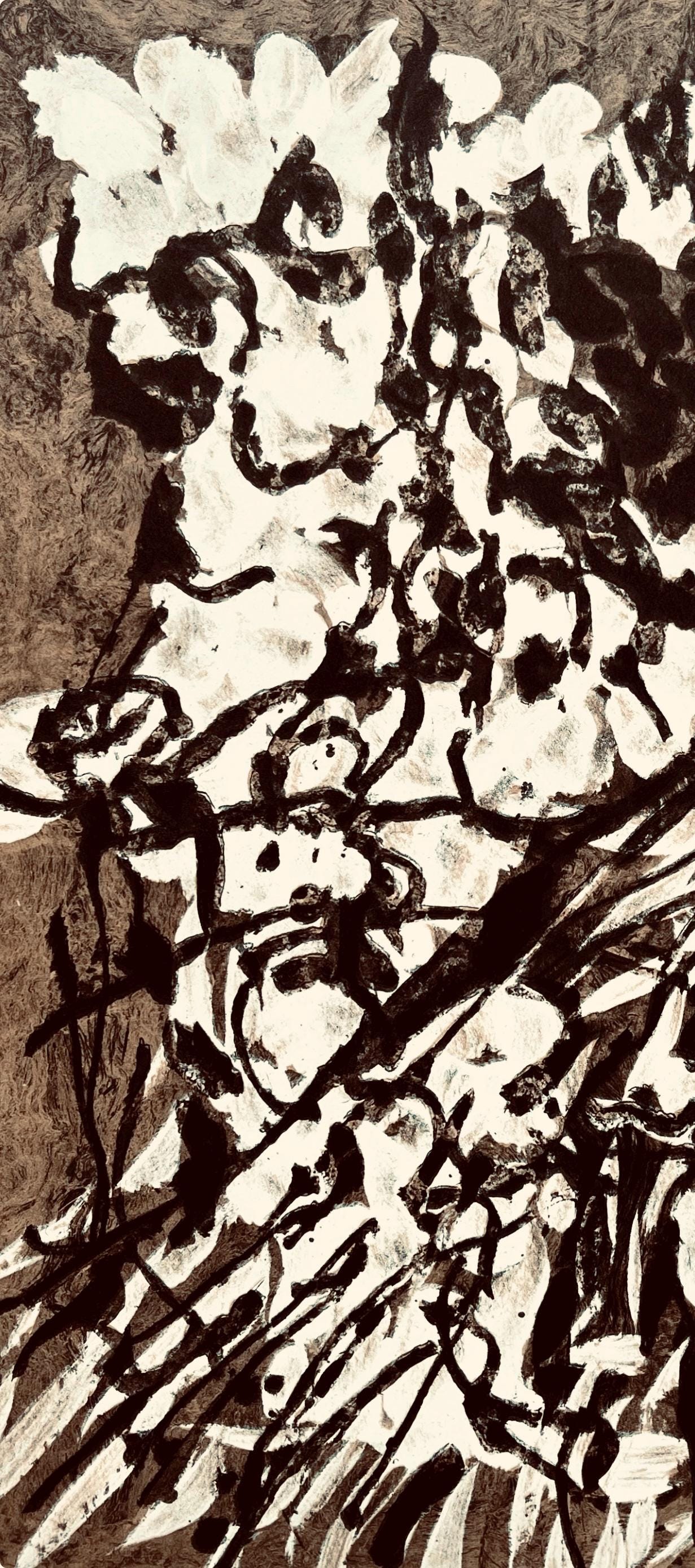 Jean-Paul Riopelle, Composition, Derrière le miroir, Limited Edition Lithograph