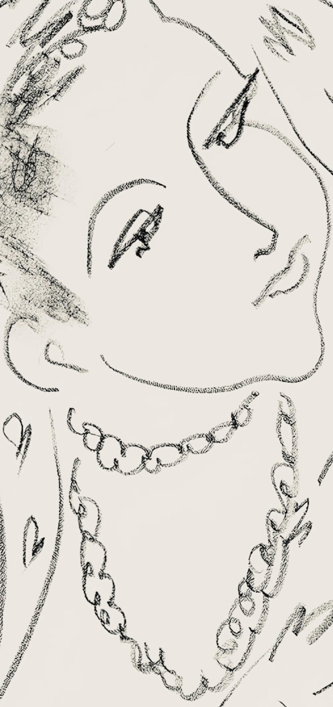 Henri Matisse, Série L, var. 16 (Duthuit 9), Henri Matisse, Dessins, Thèmes et variations, Limited Edition Lithograph