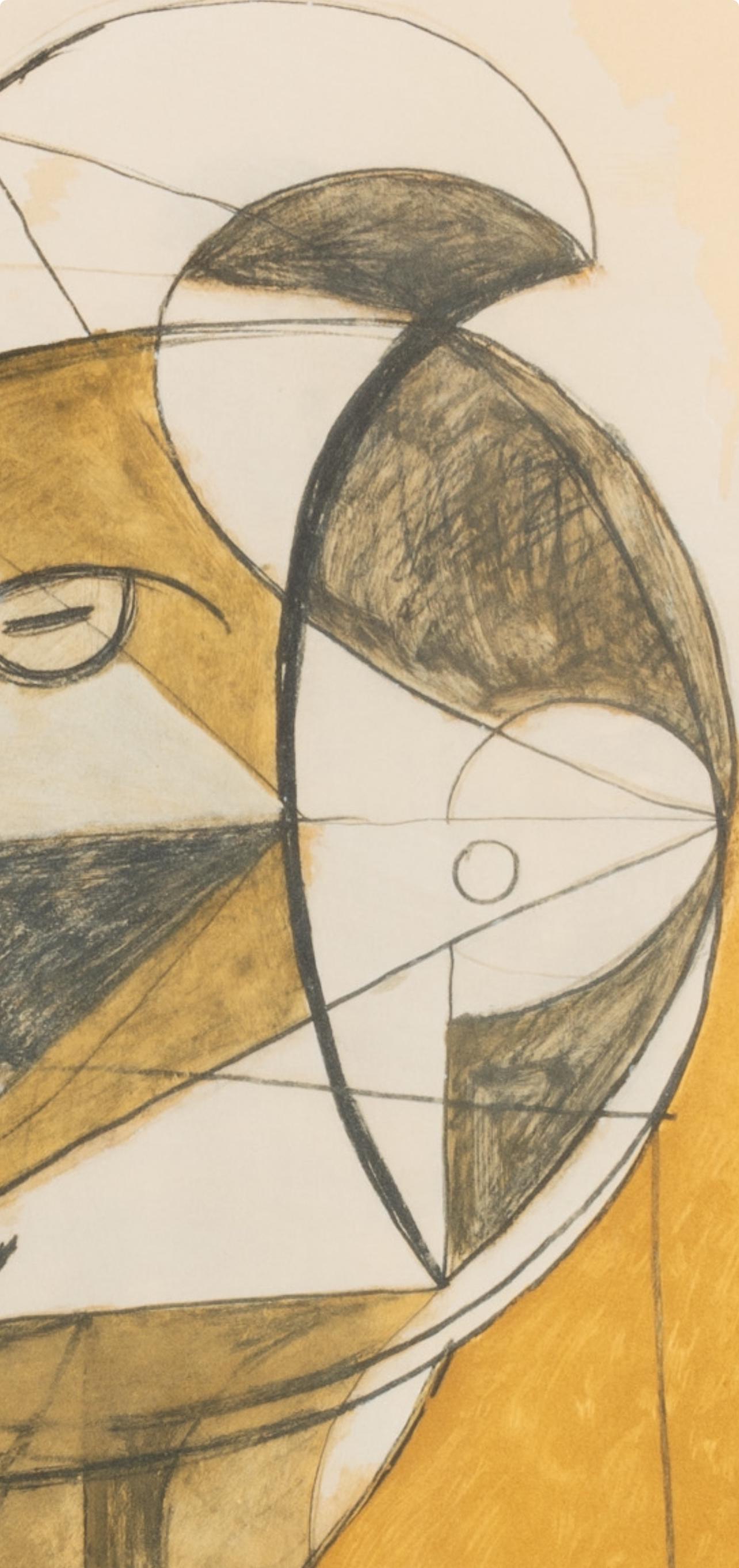 Pablo Picasso, Composition, Faunes et Flore d'Antibes, Limited Edition Lithograph