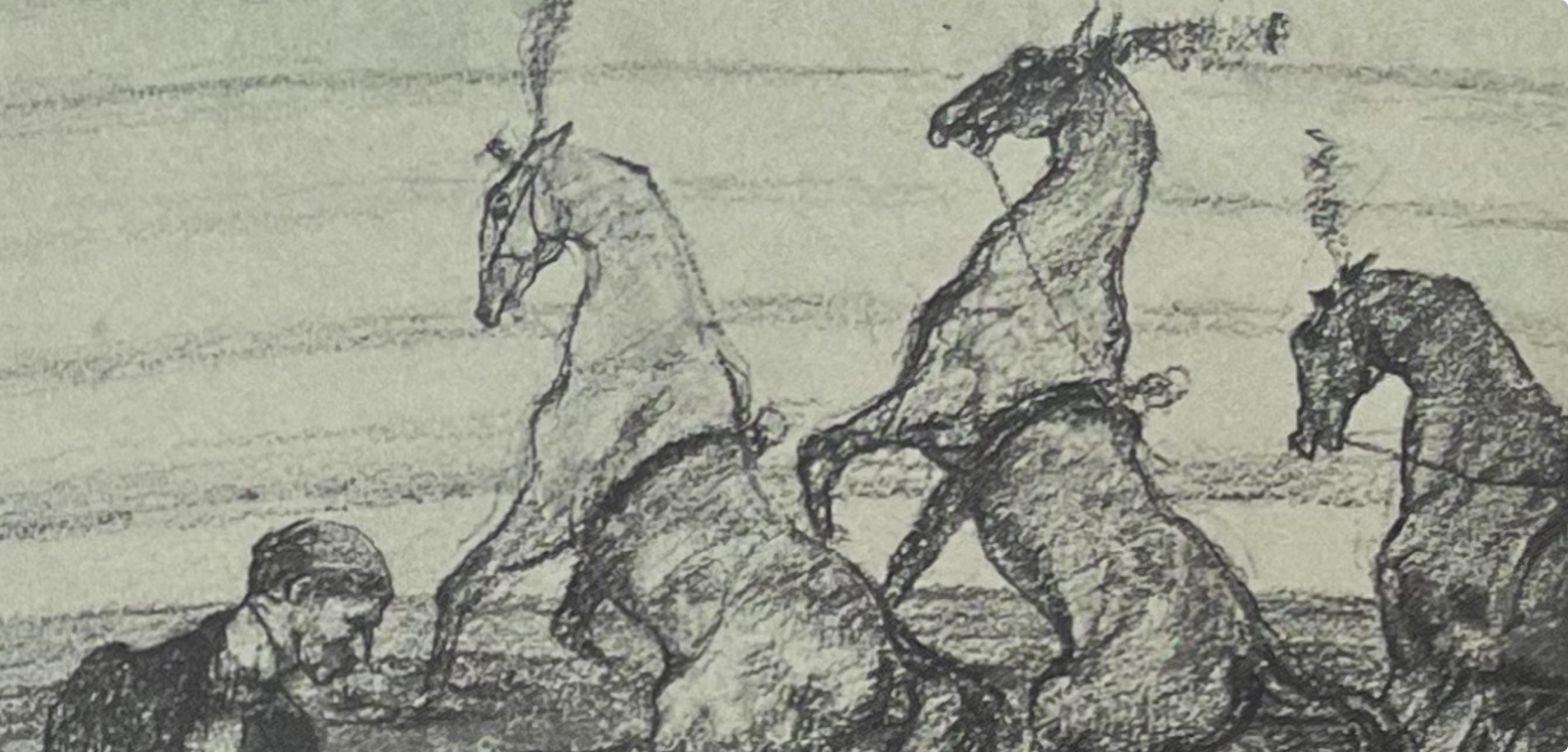 Henri de Toulouse-Lautrec, Performing Horses, Henri de Toulouse-Lautrec, At the Circus, Limited Edition Lithograph