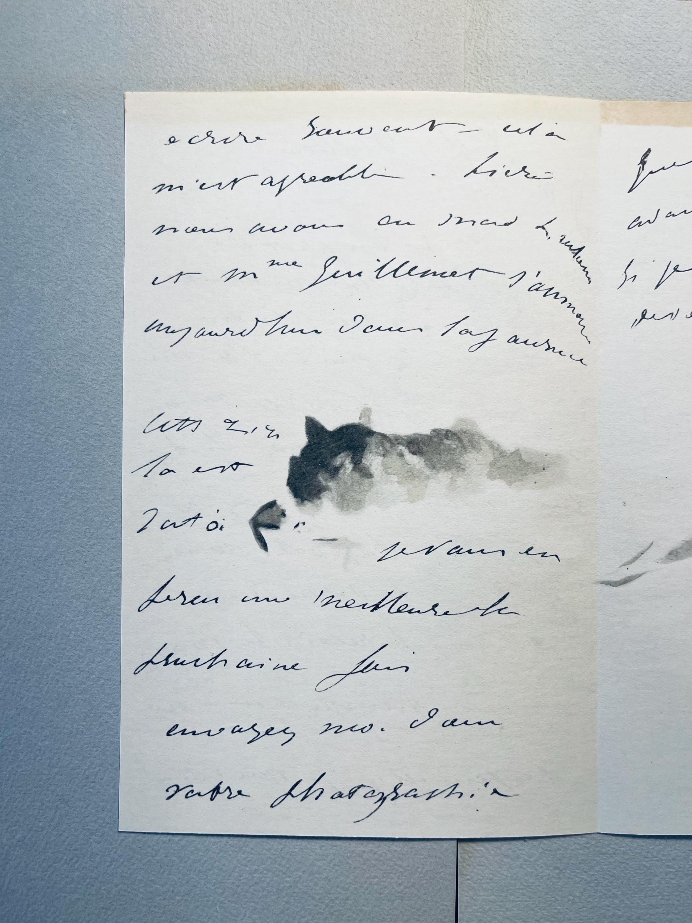 Édouard Manet, Composition, Édouard Manet, Letters with Aquarelles, Limited Edition Lithograph