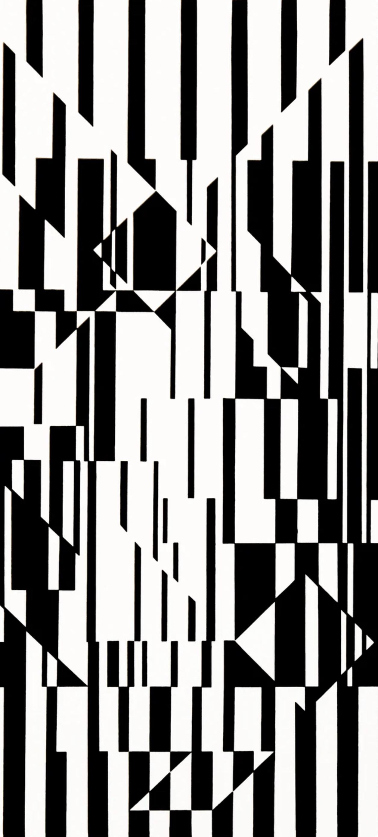 Victor Vasarely, Composition, Linéaires, Limited Edition Héliogravure