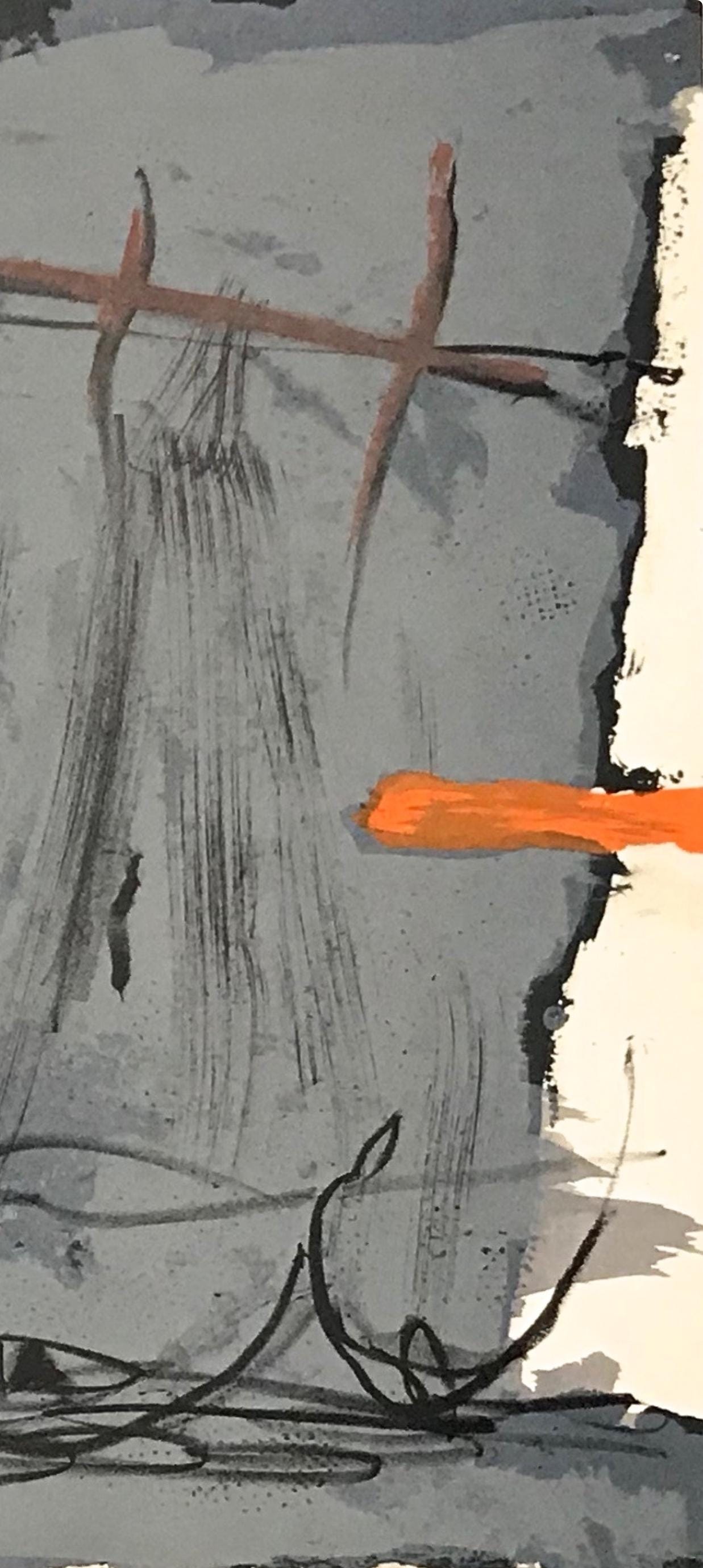 Antoni Tàpies, Composition, Derrière le miroir, Limited Edition Lithograph