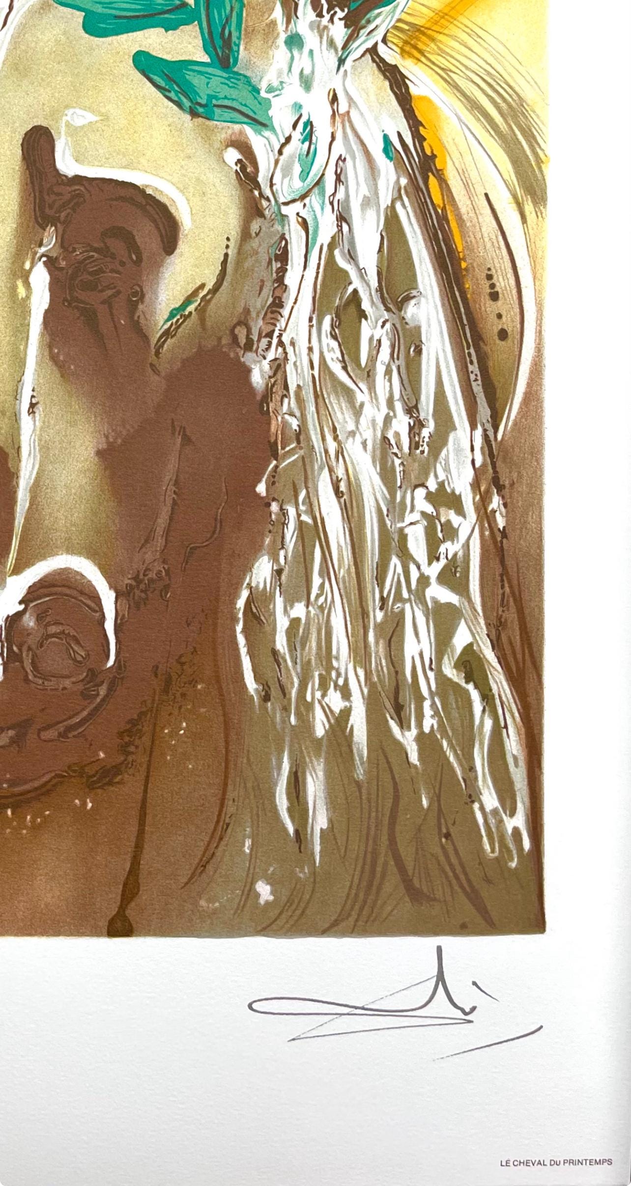 Salvador Dalí, Le Cheval du Printemps, Les Chevaux de Dalí, Limited Edition Lithograph