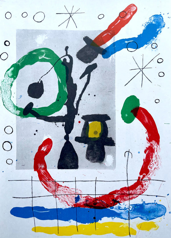 Joan Miró, Composition (Cramer 102; Mourlot 428-449), Derrière le miroir, Limited Edition Lithograph
