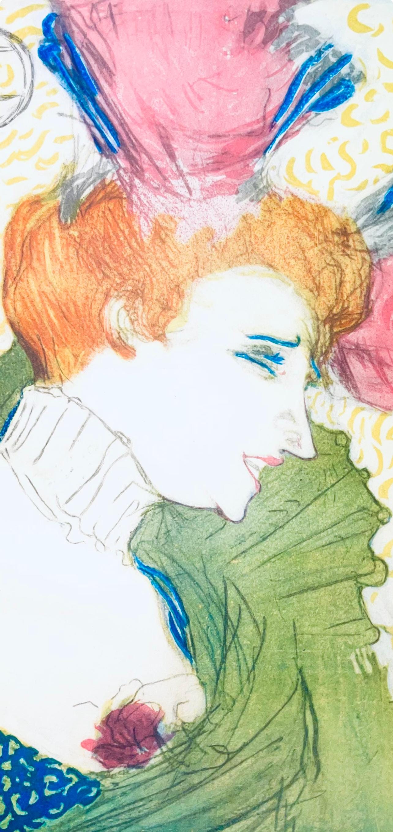 Henri de Toulouse-Lautrec, Composition, Images de Lautrec, 21 Planches en Couleurs, Collezione dell'Obelisco, Limited Edition Lithograph