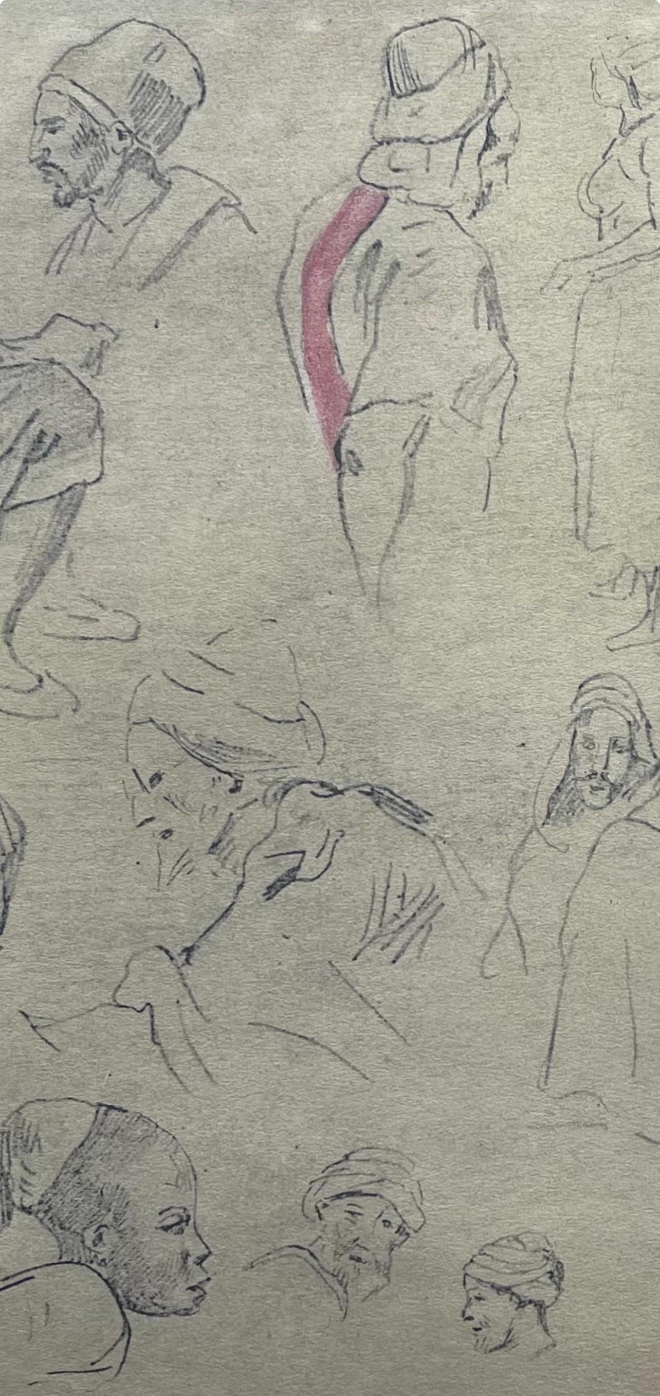 Eugène Delacroix, Composition, Trente et un Dessins et Aquarelles du Maroc, Limited Edition Lithograph