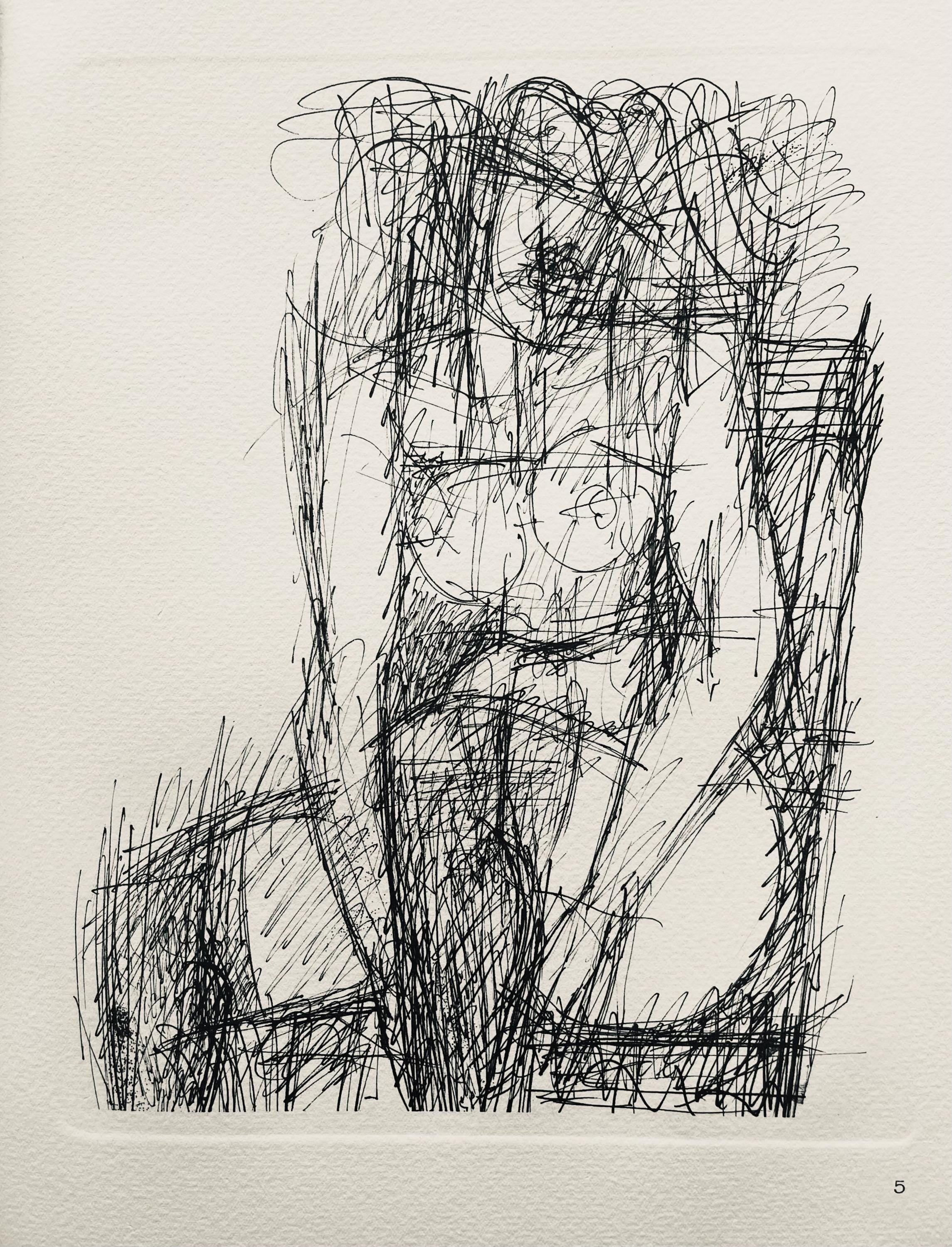 Marcel Gromaire, Composition, Gromaire, Limited Edition Lithograph