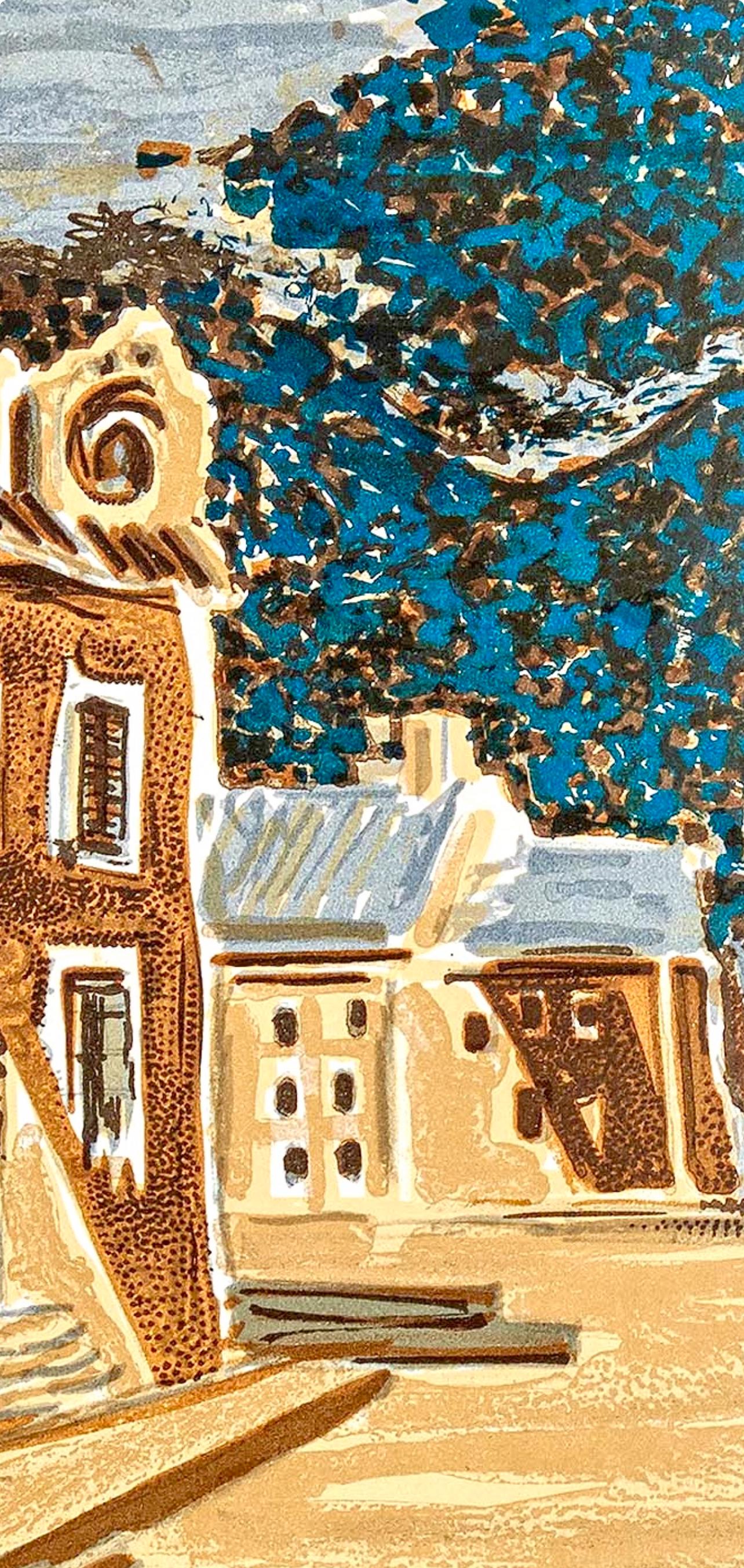 Georges Braque, Decor pour Les Facheux (Mourlot 107), Regards sur Paris, Limited Edition Lithograph