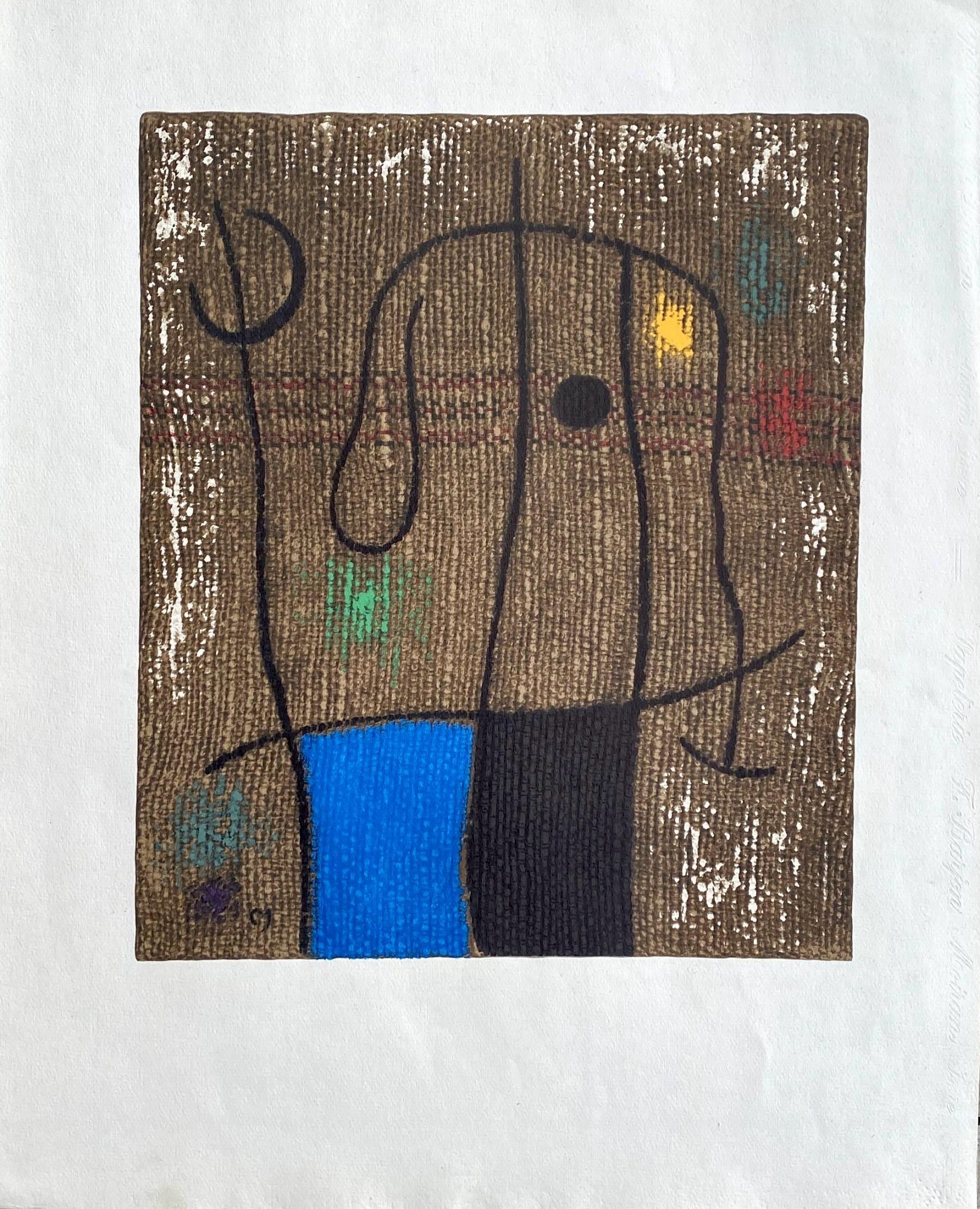 Joan Miró, Composition (Cramer 105), Femmes, Limited Edition Héliogravure