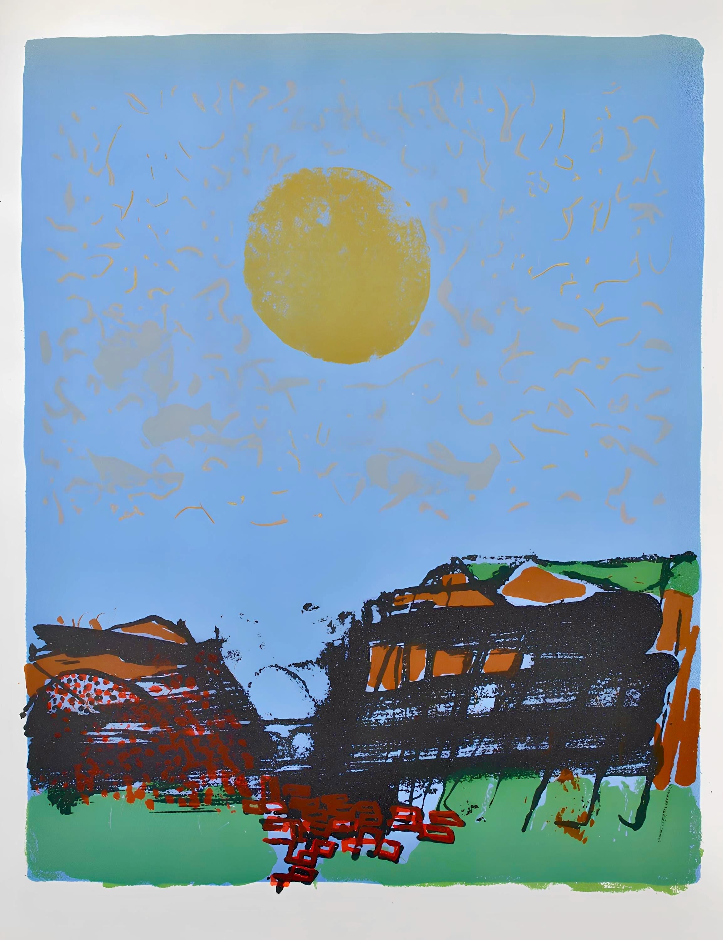 Paul Guiramand, Composition, Œuvres complètes d'Albert Camus, Limited Edition Lithograph