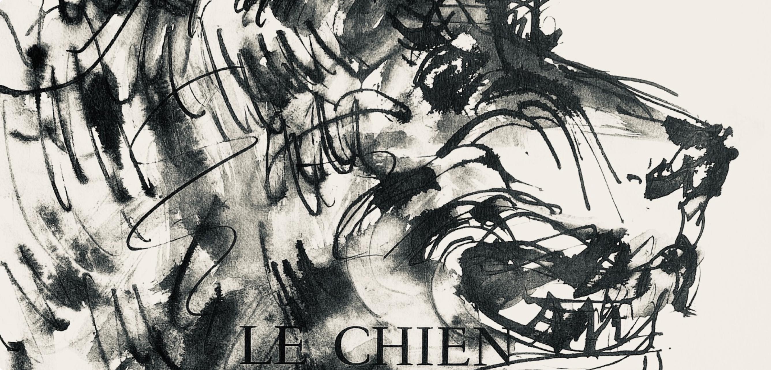 Pablo Picasso, Deux têtes de chiens (Cramer No. 84), 40 dessins de Picasso en marge du Buffon, Limited Edition Lithograph