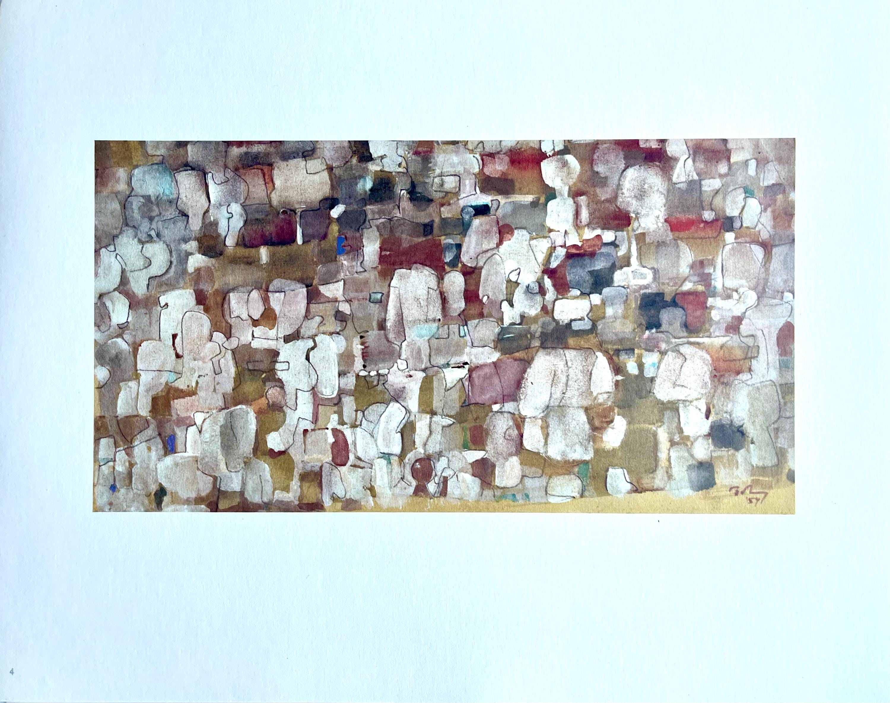 Mark Tobey, Composition, Mark Tobey, Peintres d'aujourd'hui, Limited Edition Lithograph