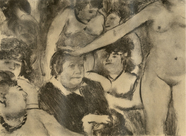 Edgar Degas, Petite Fete de la Patronne, E. Degas Monotypes, Limited Edition Monotype