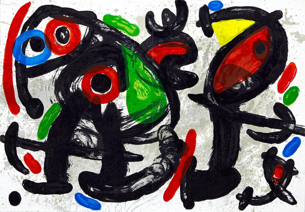 Joan Miró, Composition, Derrière le miroir, Limited Edition Lithograph