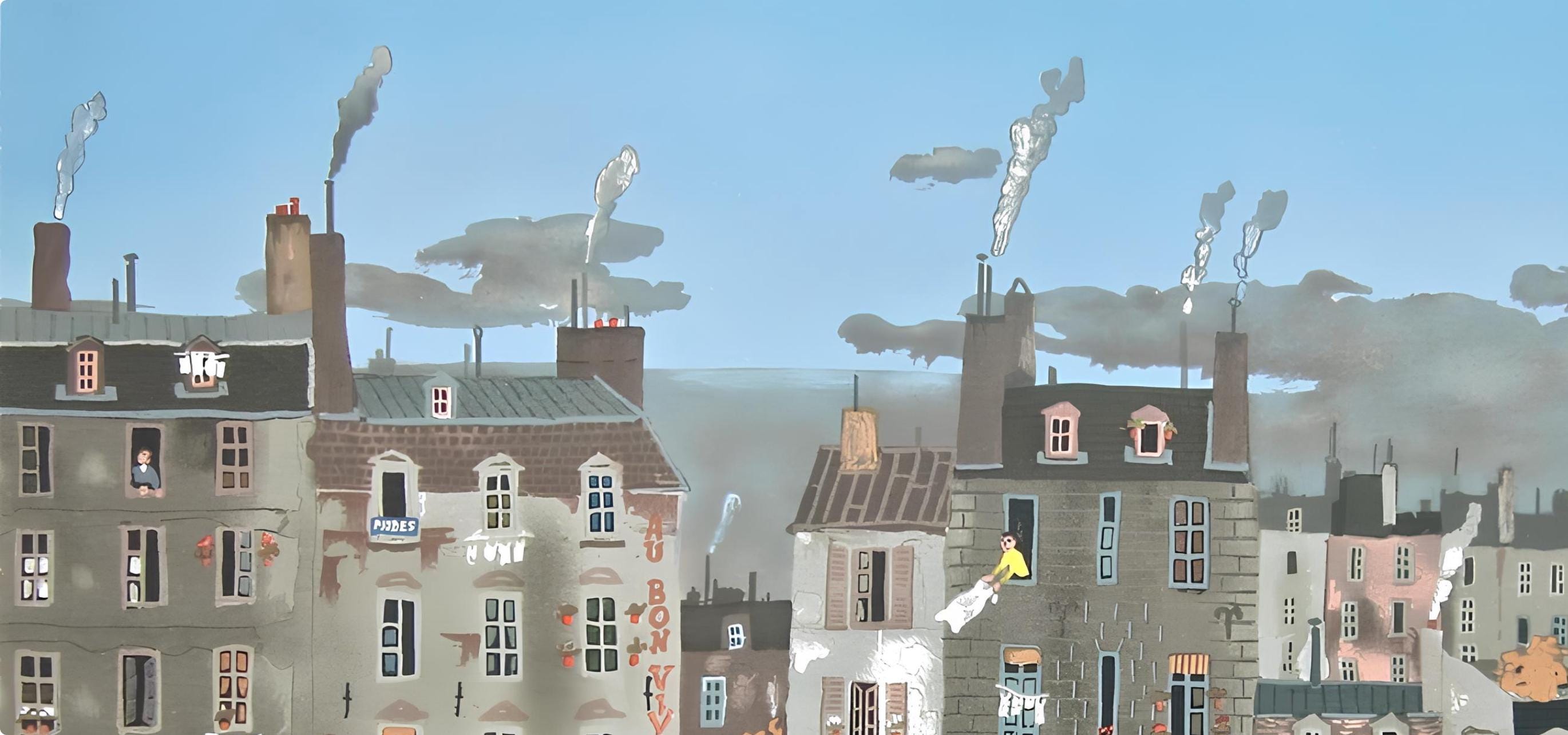 Michel Delacroix, Au Bon Vivant, Limited Edition Lithograph