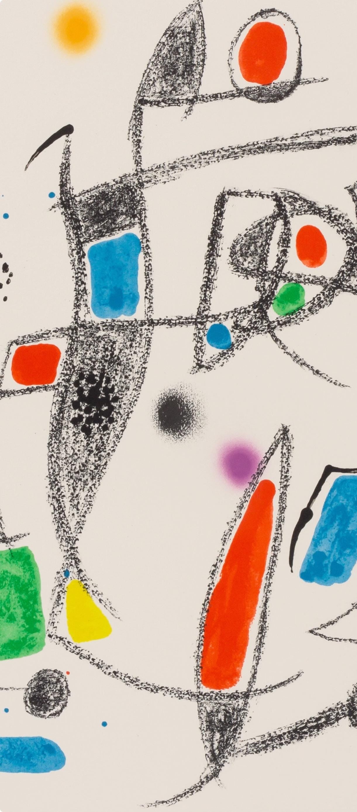 Joan Miró, Composition (Mourlot, 1051-1072), Maravillas con Variaciones acrósticas en el Jardín de Miró, Limited Edition Lithograph