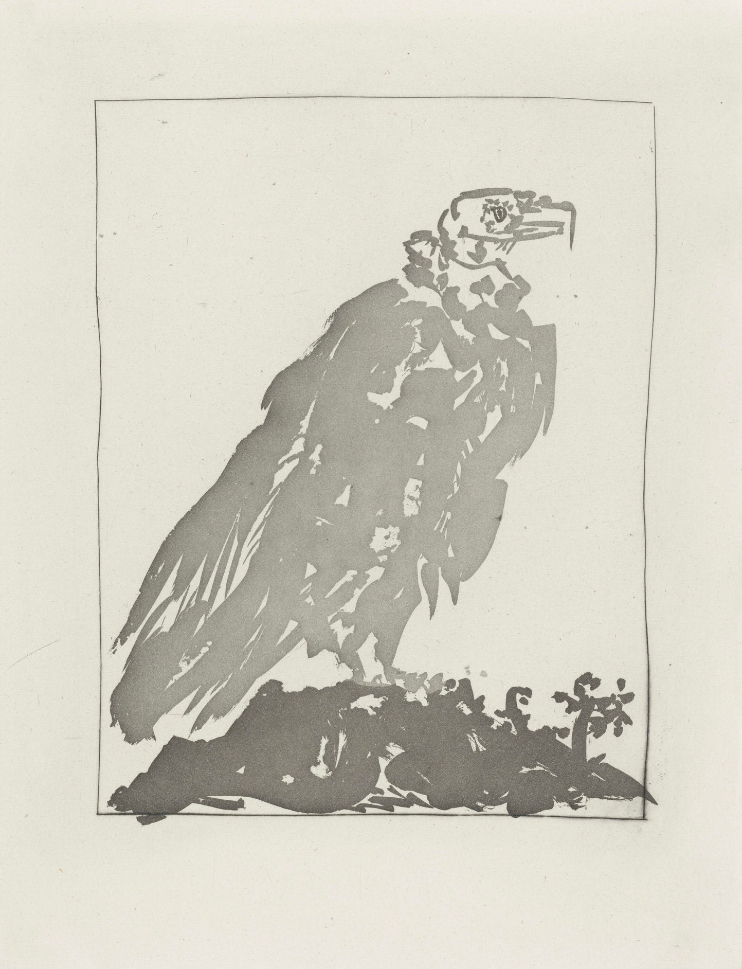 Pablo Picasso, Le Vautour, Histoire naturelle, Limited Edition Lithograph