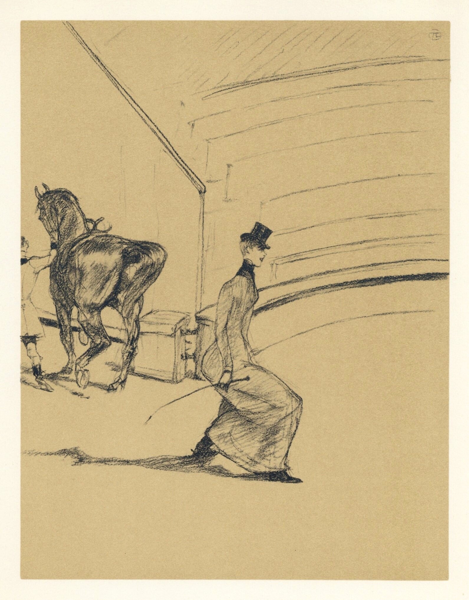Henri de Toulouse-Lautrec, Écuyère de haute école, The Circus by Toulouse-Lautrec, Limited Edition Lithograph