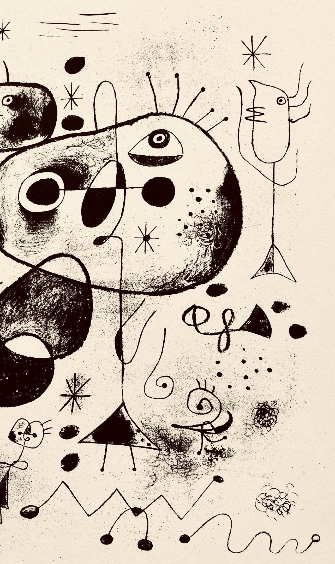Joan Miró, Composition, The Prints of Joan Miro, Limited Edition Etching
