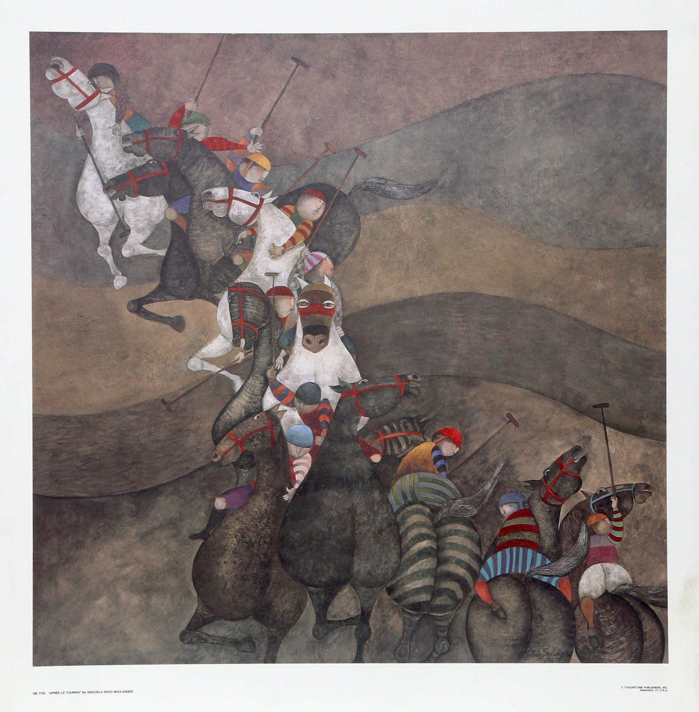 Graciela Rodo Boulanger, Après le tournoi, Original Edition Offset Lithograph
