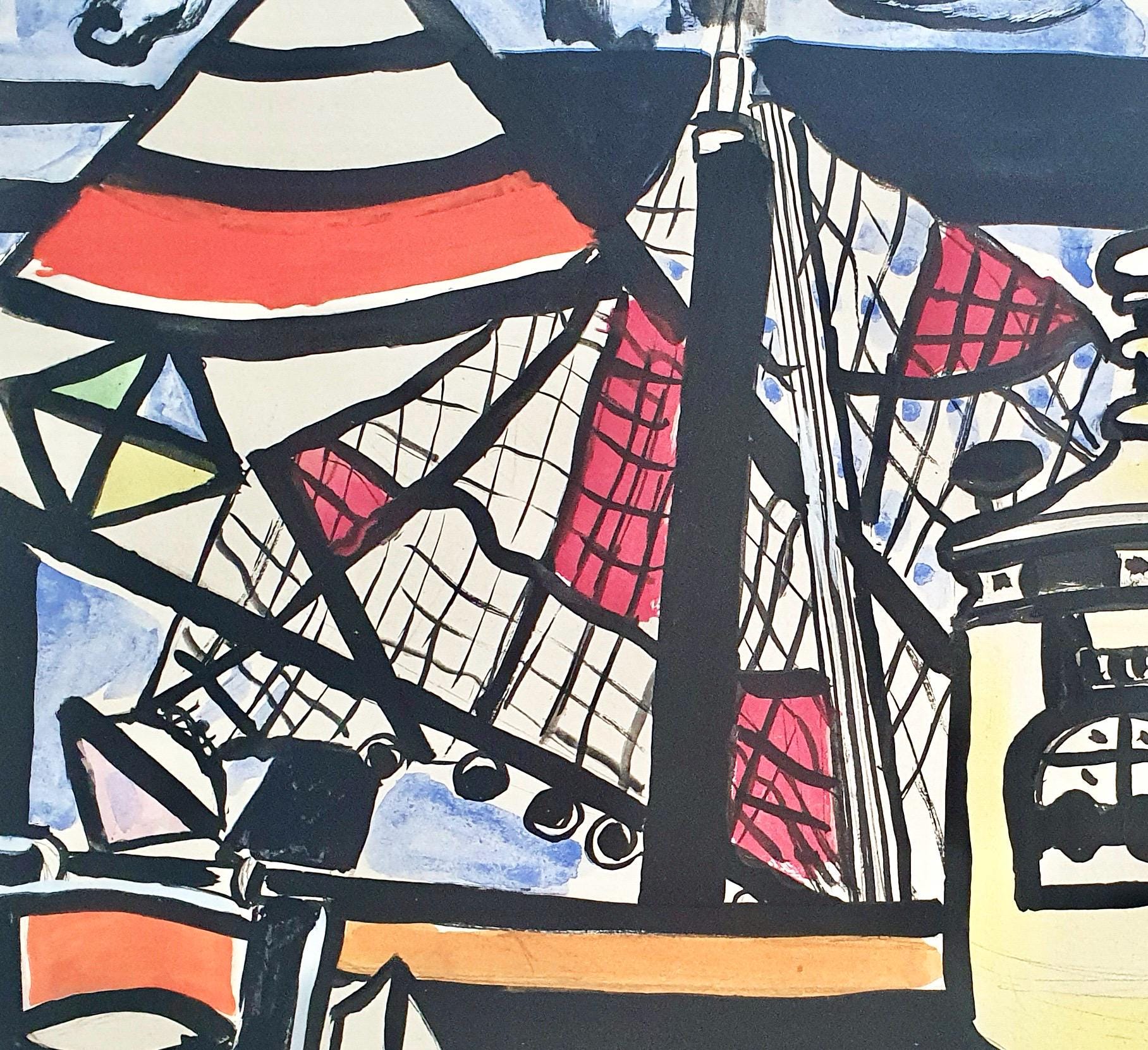 Fernand Léger, Composition, Contrastes, Limited Edition Lithograph
