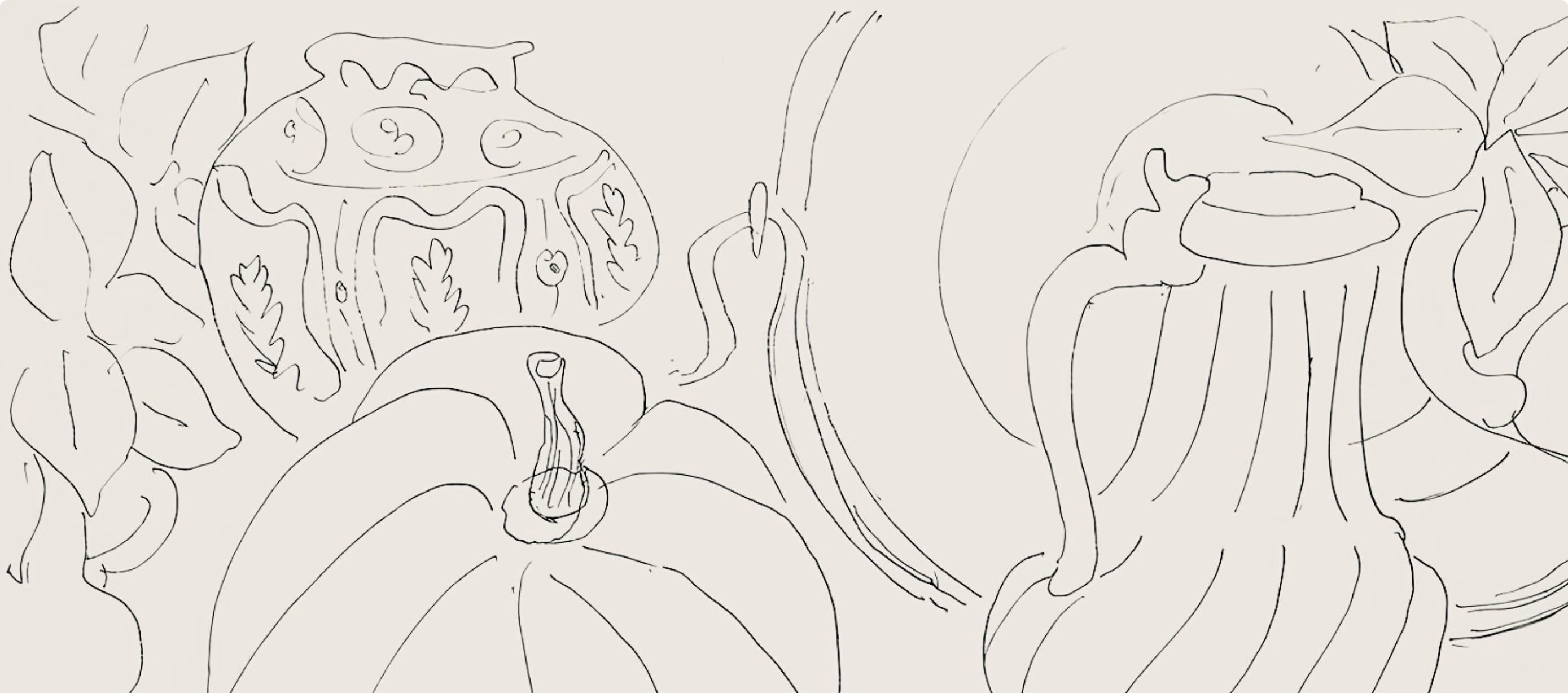 Henri Matisse, Série G, var. 5 (Duthuit 9), Henri Matisse, Dessins, Thèmes et variations, Limited Edition Lithograph