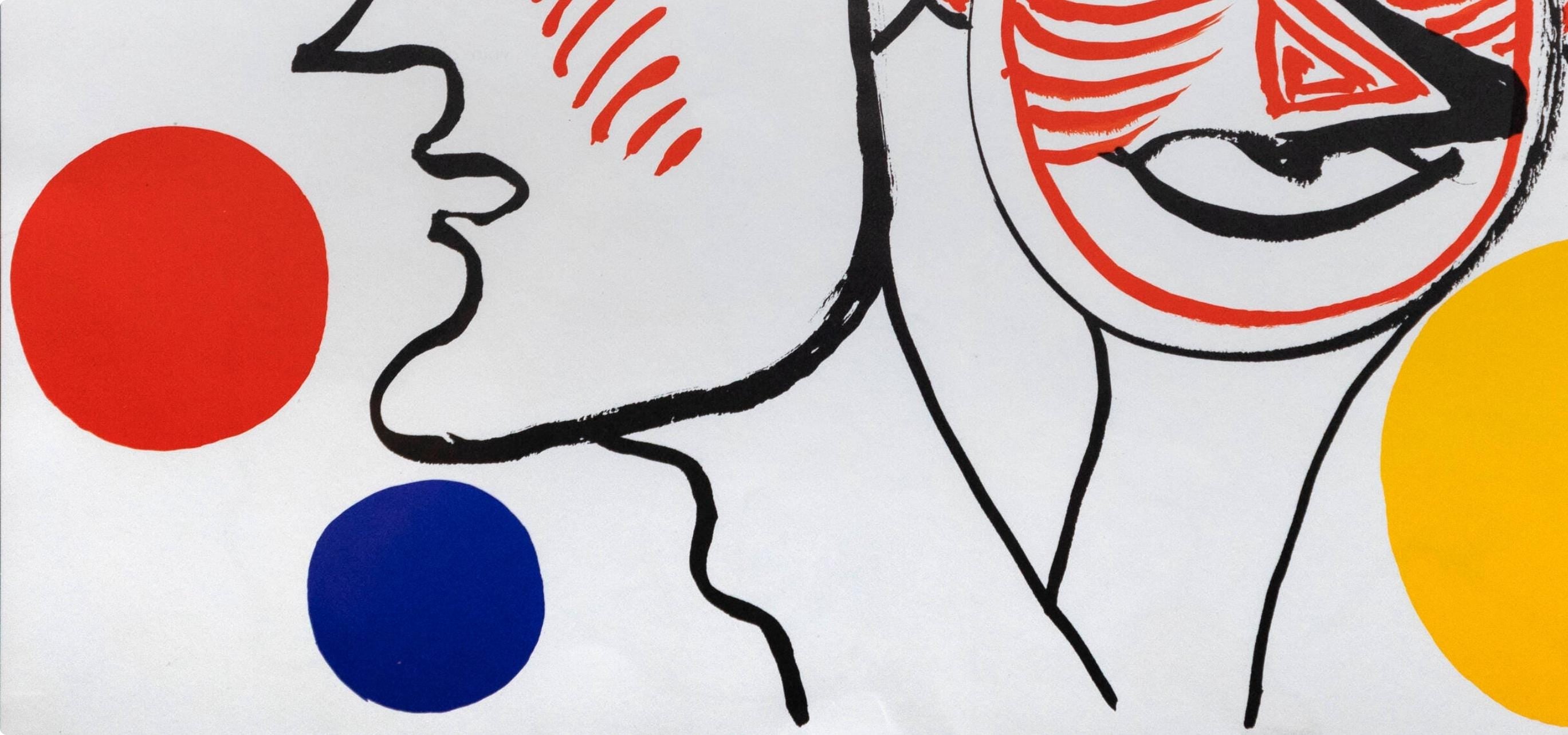 Alexander Calder, Composition, Derrière le miroir, Limited Edition Lithograph