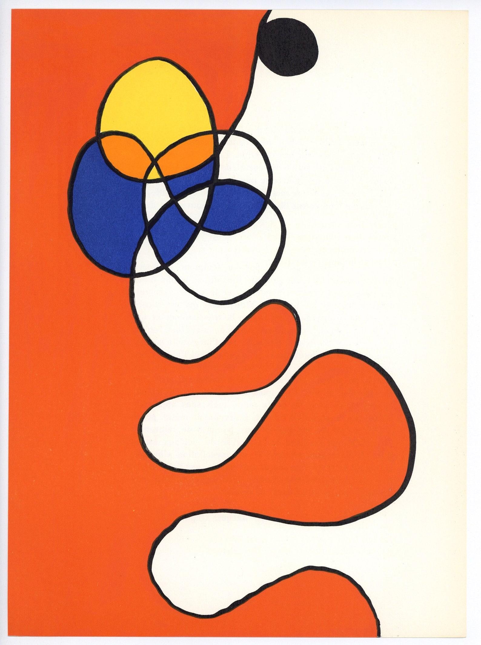 Alexander Calder, Composition, Derrière le miroir, Limited Edition Lithograph