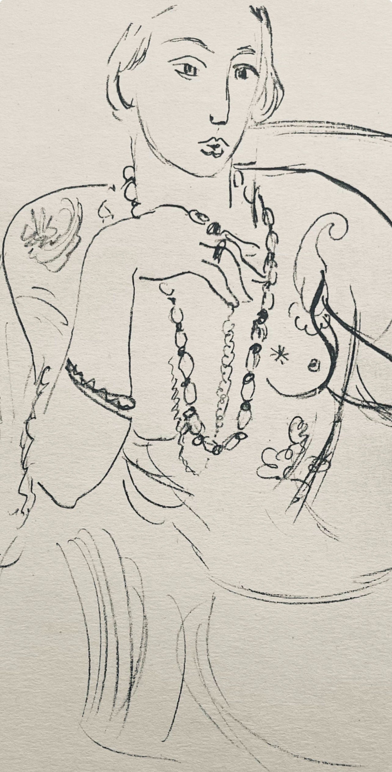 Henri Matisse, Composition (Dutel 3), Dessins de Henri-Matisse, Limited Edition Lithograph
