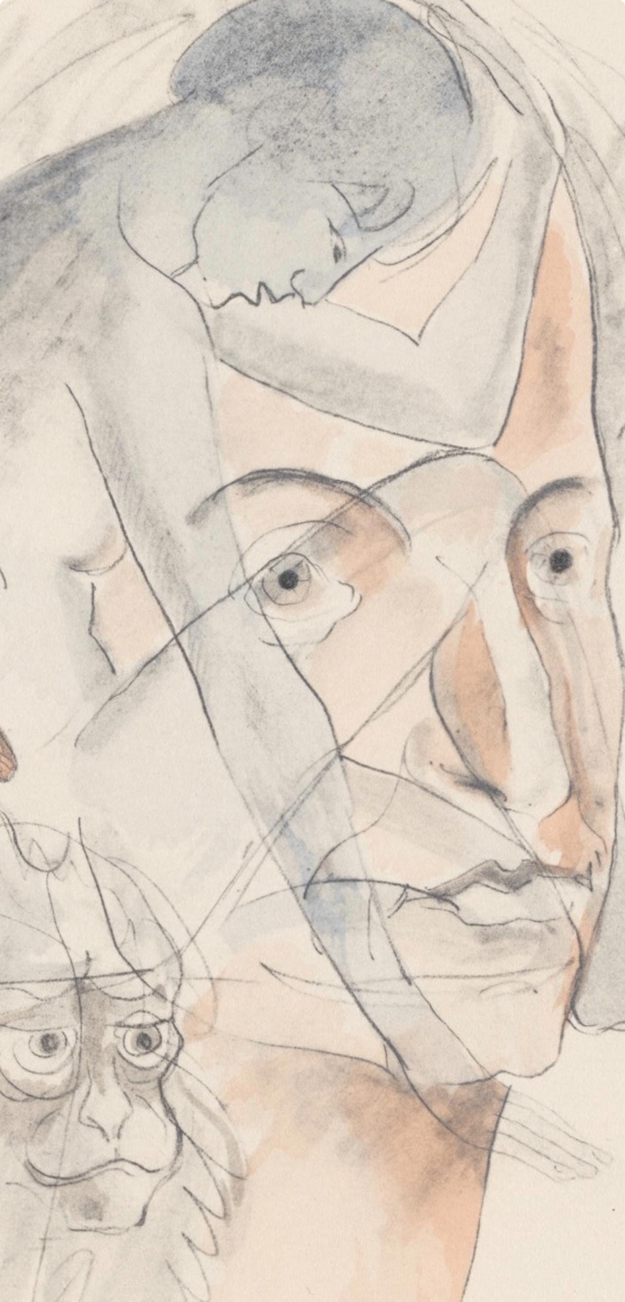Francis Picabia, Composition, Le Peseur d'âmes (The Weigher of Souls), Limited Edition Lithograph