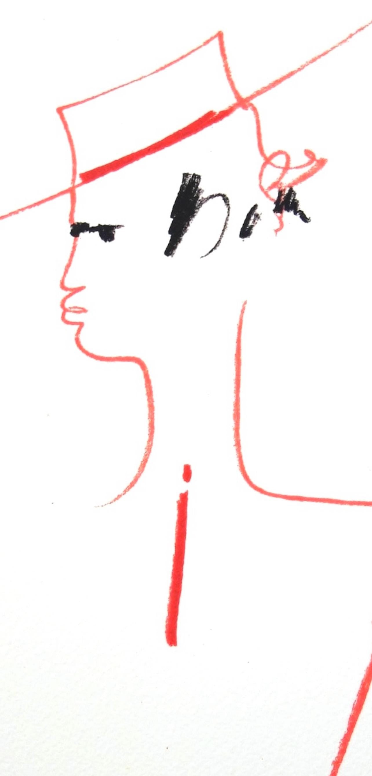Jean Cocteau, Composition, Taureaux, Limited Edition Lithograph