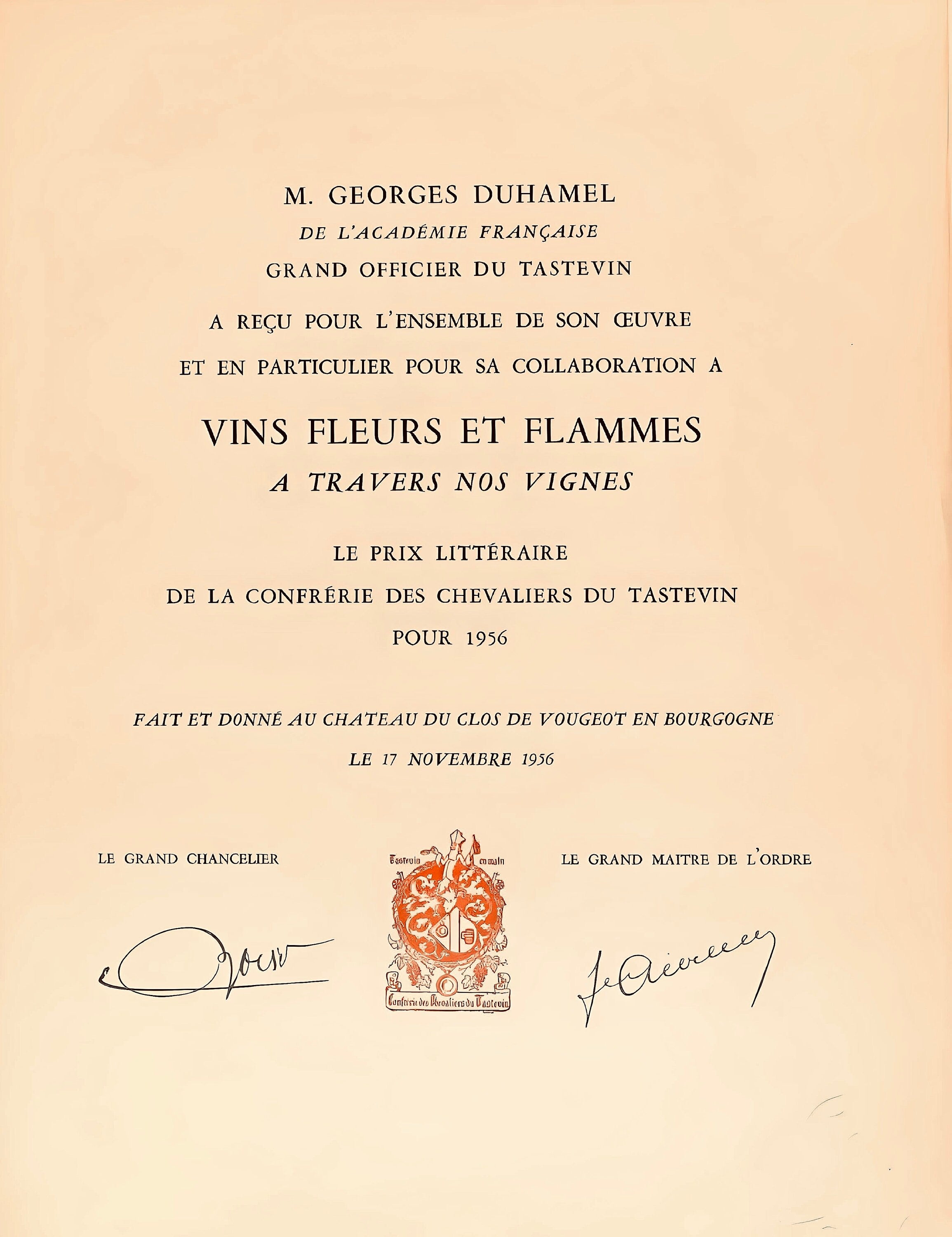Raoul Dufy, Vendanges, Vins, Fleurs et Flammes, Limited Edition Lithograph