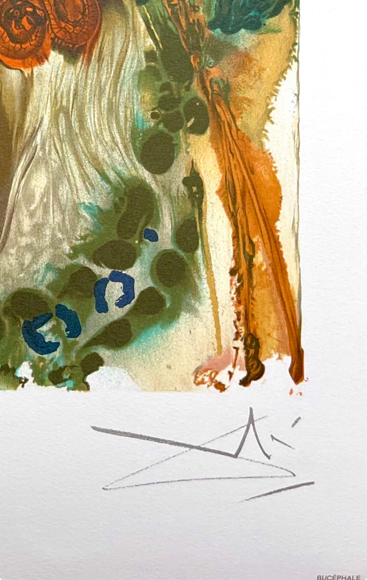 Salvador Dalí, Bucéphale, Les Chevaux de Dalí, Limited Edition Lithograph