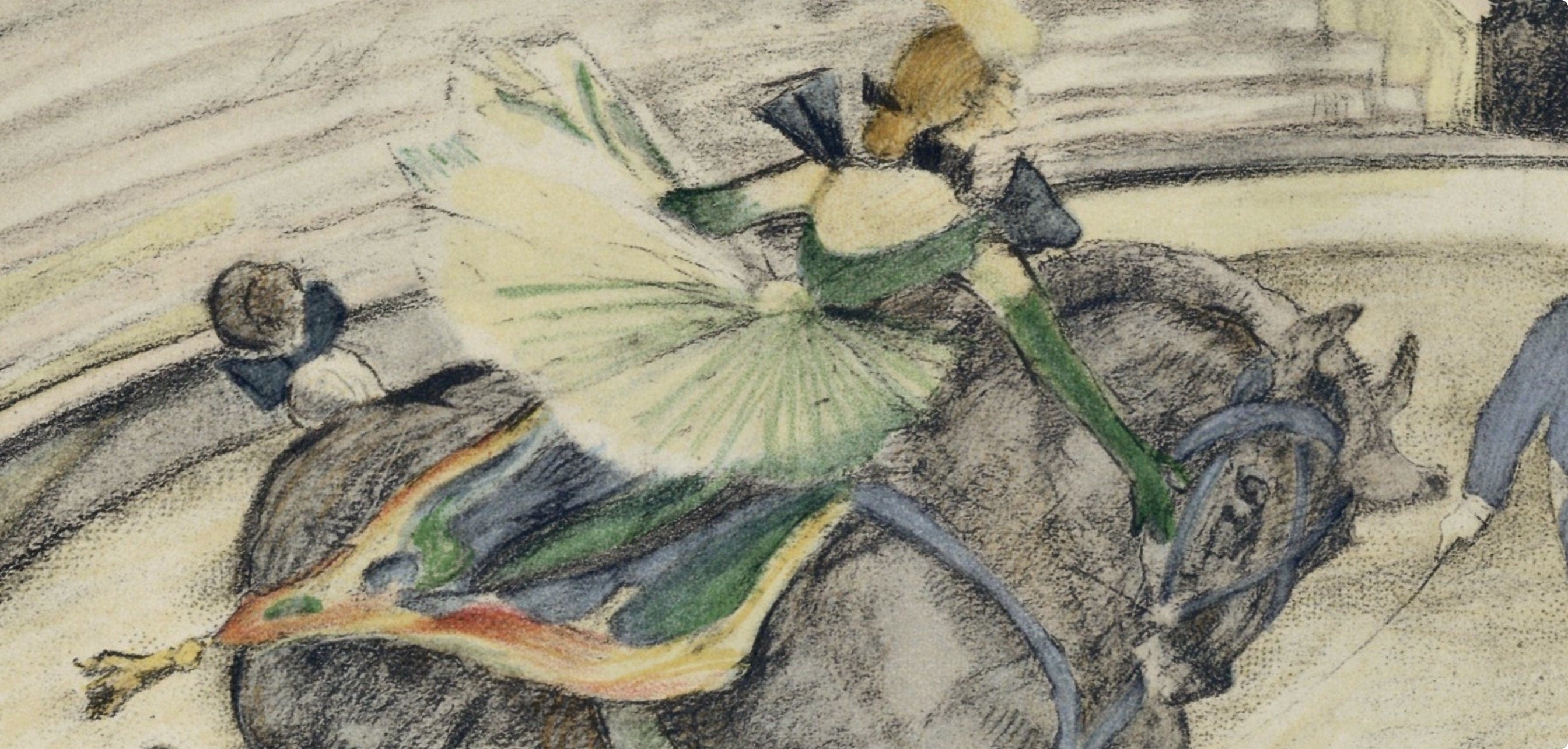 Henri de Toulouse-Lautrec, Travail sur le panneau, The Circus by Toulouse-Lautrec, Limited Edition Lithograph