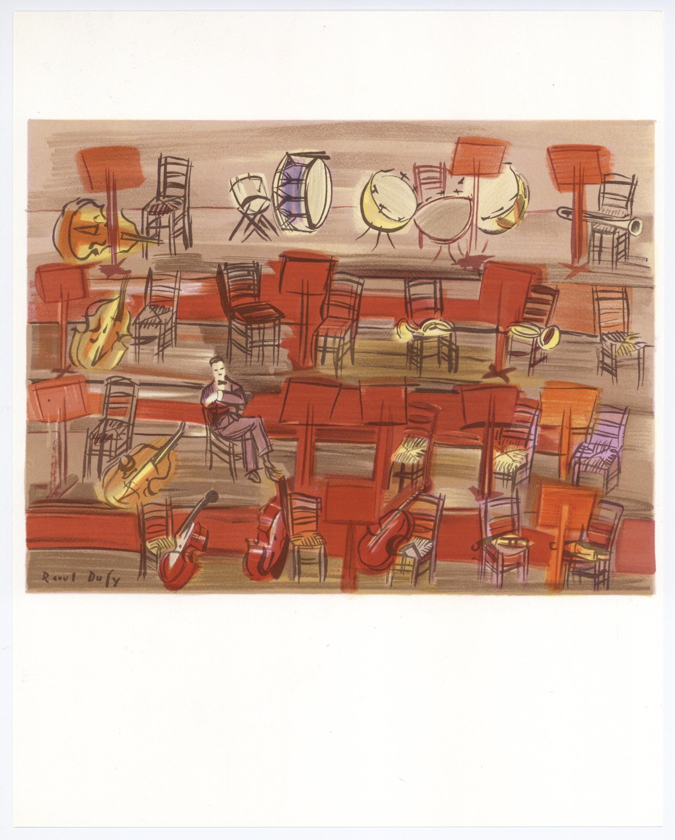 Raoul Dufy, L'Entracte, Lettre à mon peintre Raoul Dufy, Limited Edition Lithograph