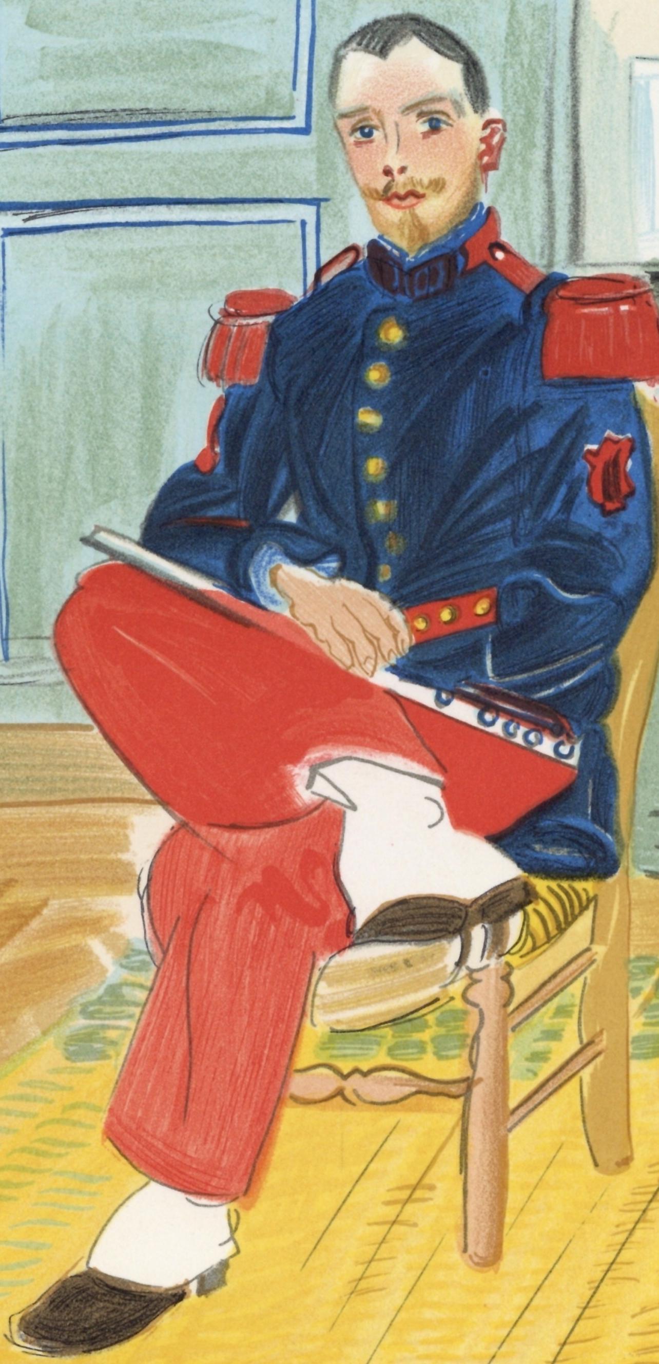 Raoul Dufy, Le Flûtiste, réplique, Lettre à mon peintre Raoul Dufy, Limited Edition Lithograph