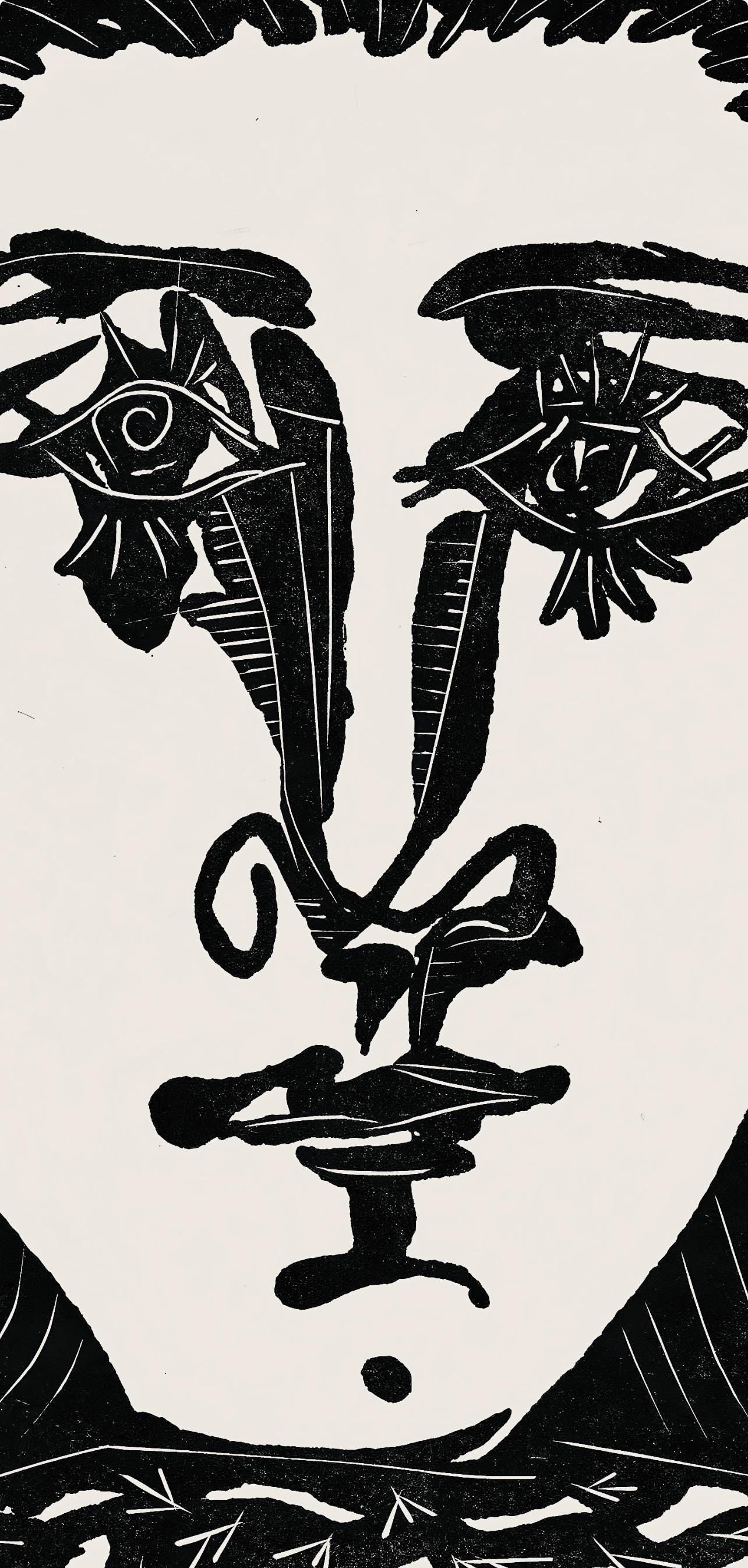Pablo Picasso, Composition (Cramer 36; Bloch 360; Horodisch A6), Non Vouloir, Limited Edition Zincograph