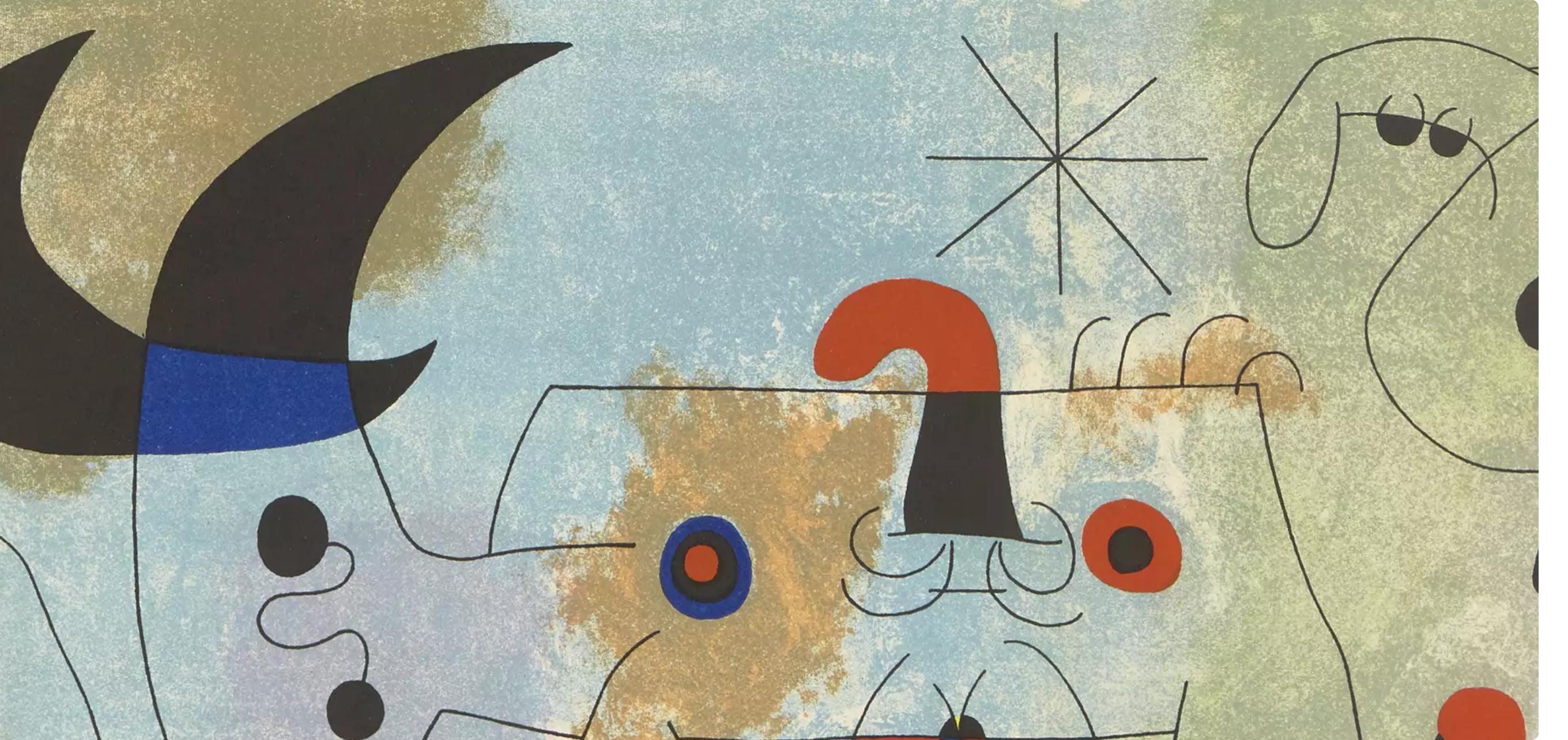 Joan Miró, Composition (Mourlot 1708), Derrière le miroir, Limited Edition Lithograph