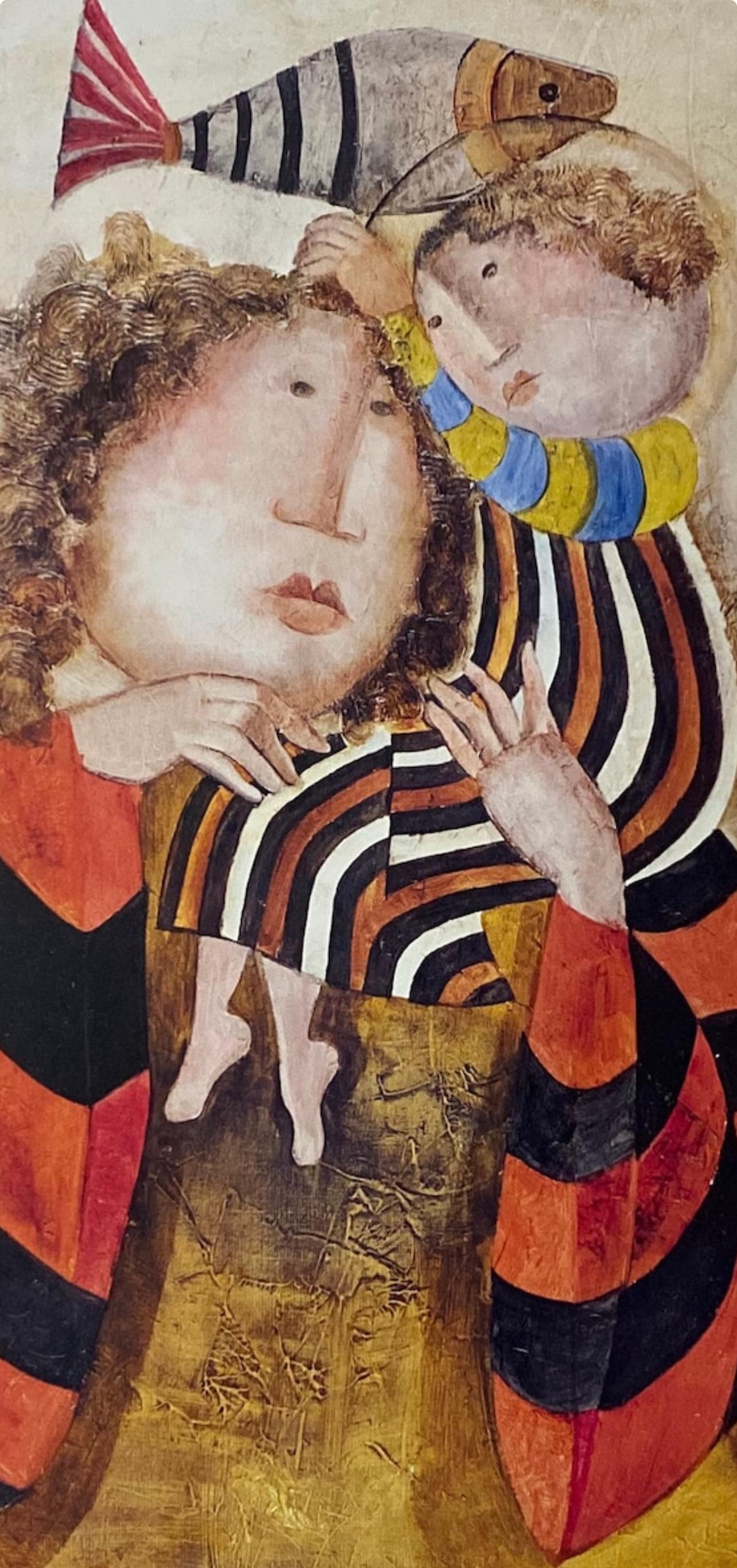 Graciela Rodo Boulanger, Madone du Lac, Original Edition Offset Lithograph